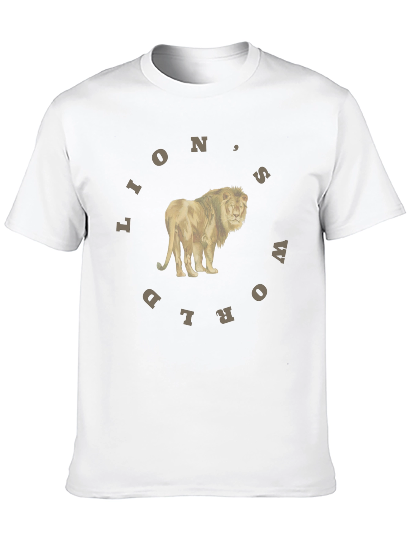 Lion World Graphic T-Shirt - Unisex Tee