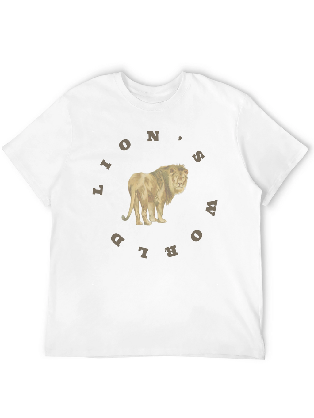 Lion World Graphic T-Shirt - Unisex Tee