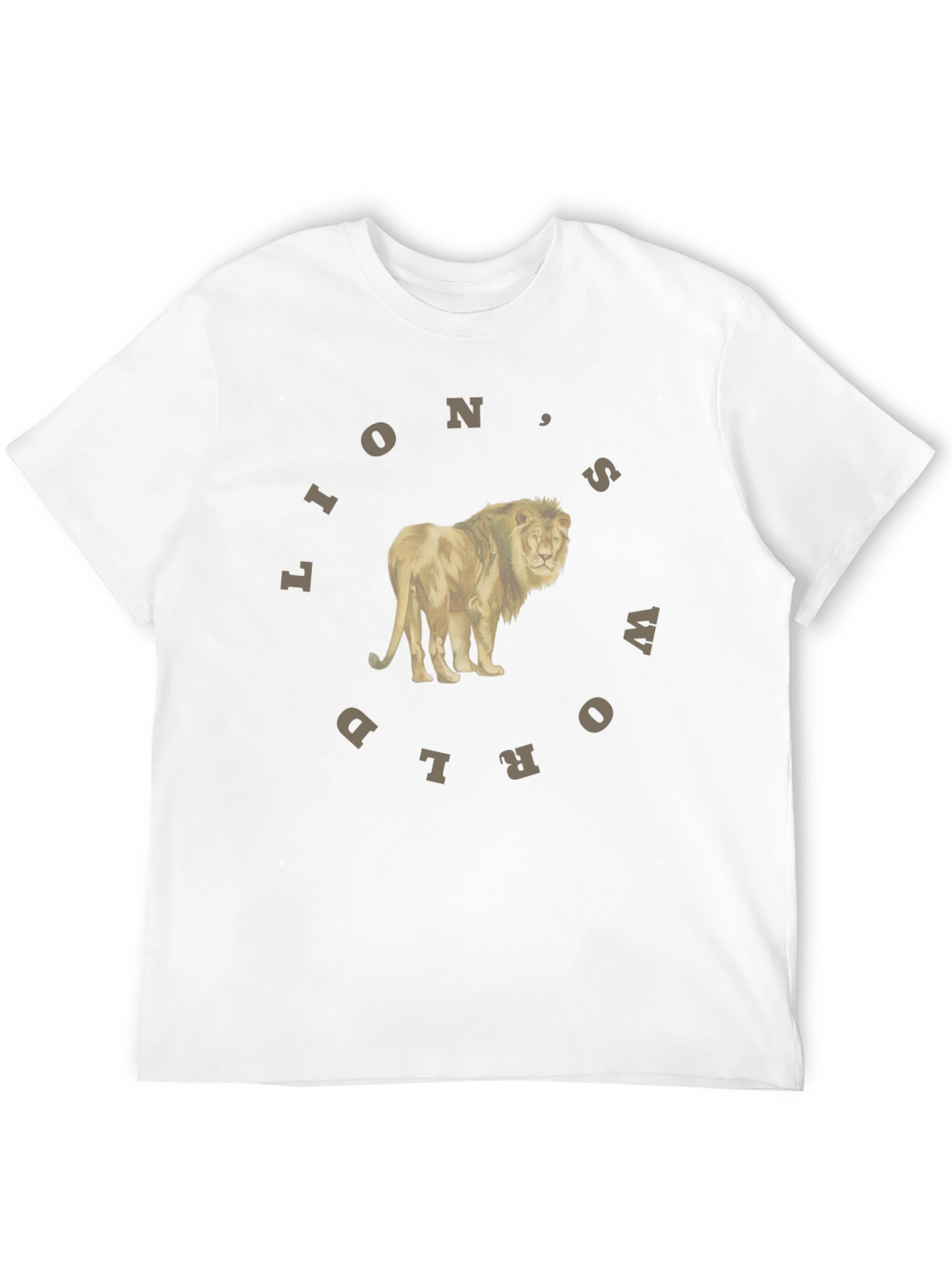Lion World Graphic T-Shirt - Unisex Tee