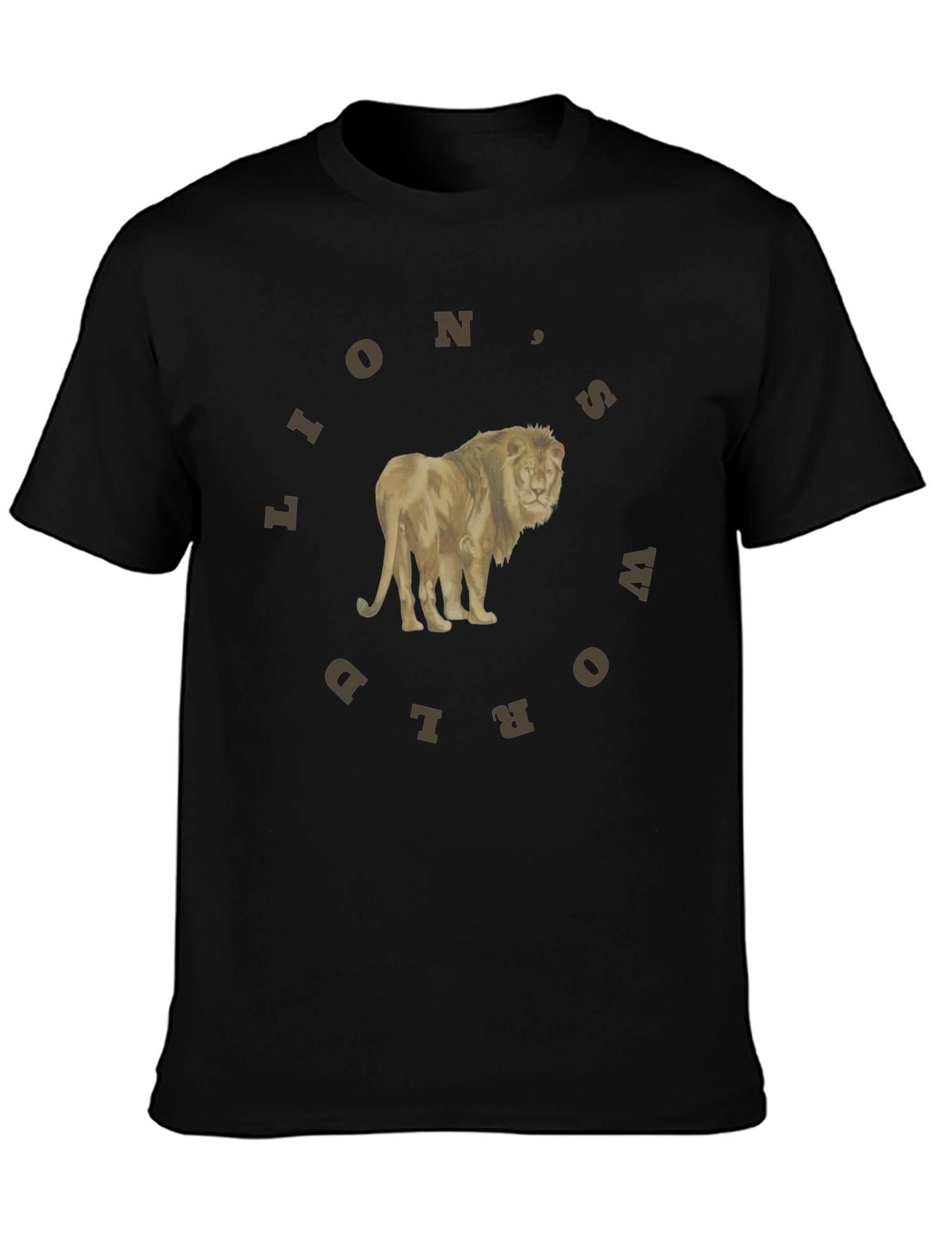 Lion World Graphic T-Shirt - Unisex Tee