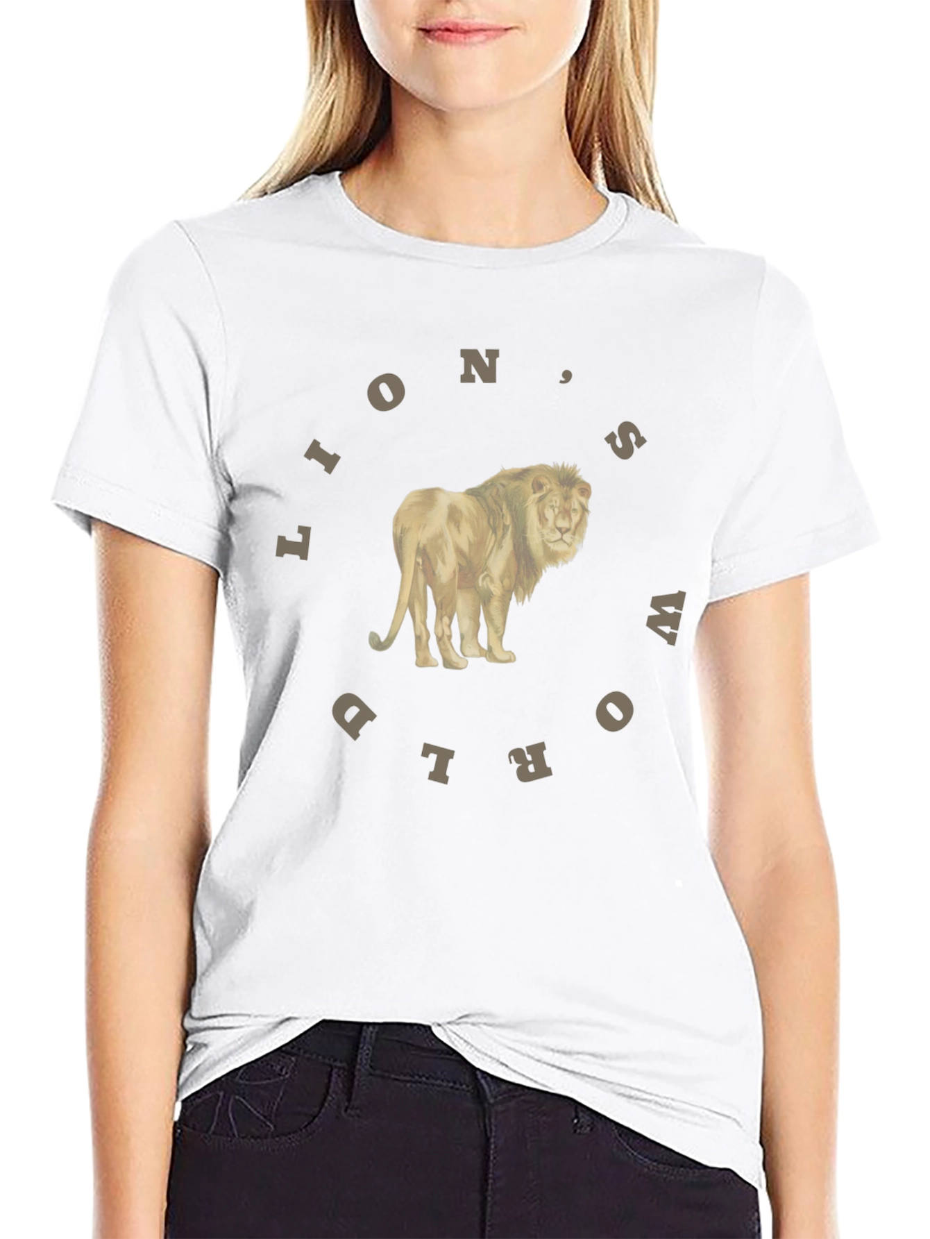 Lion World Graphic T-Shirt - Unisex Tee