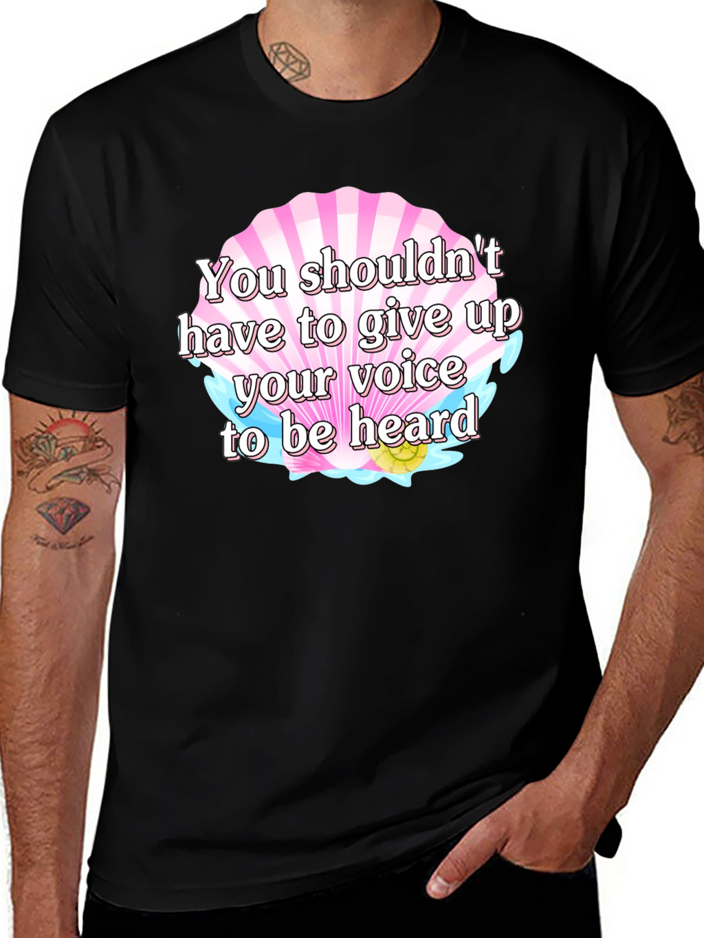Voice Matters Black T-Shirt