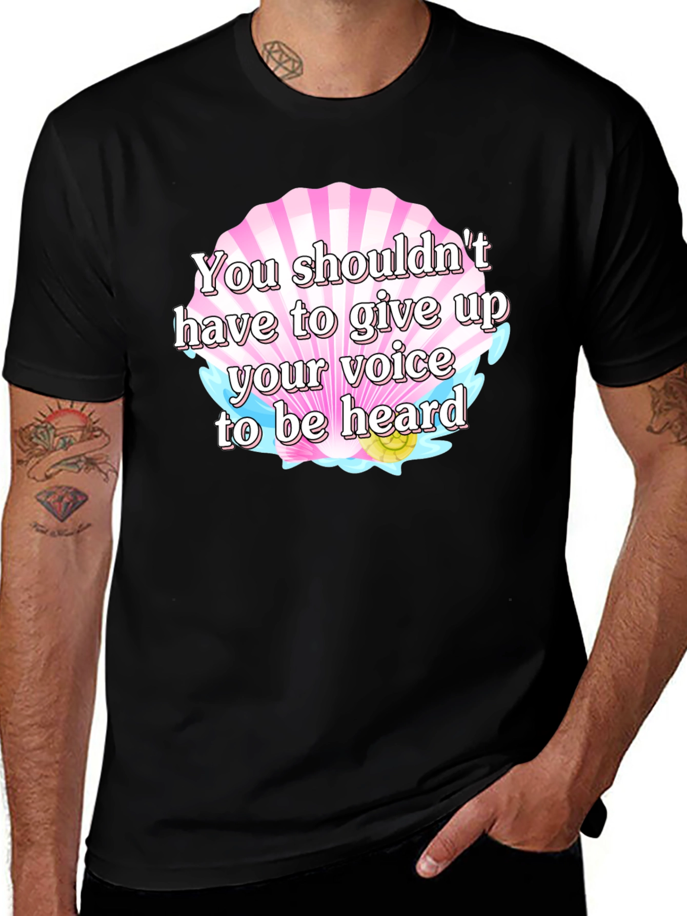 Voice Matters Black T-Shirt
