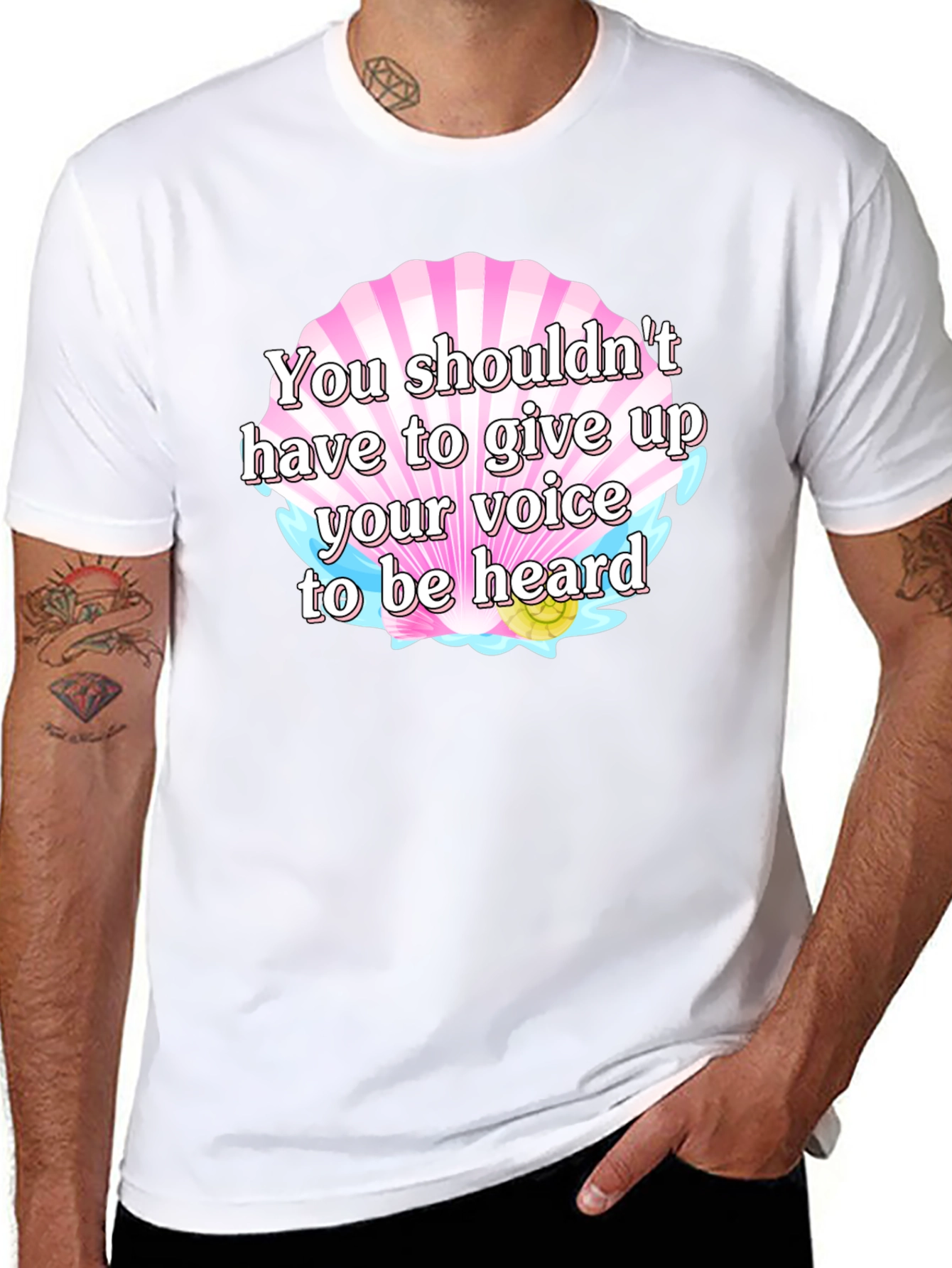 Voice Matters Black T-Shirt