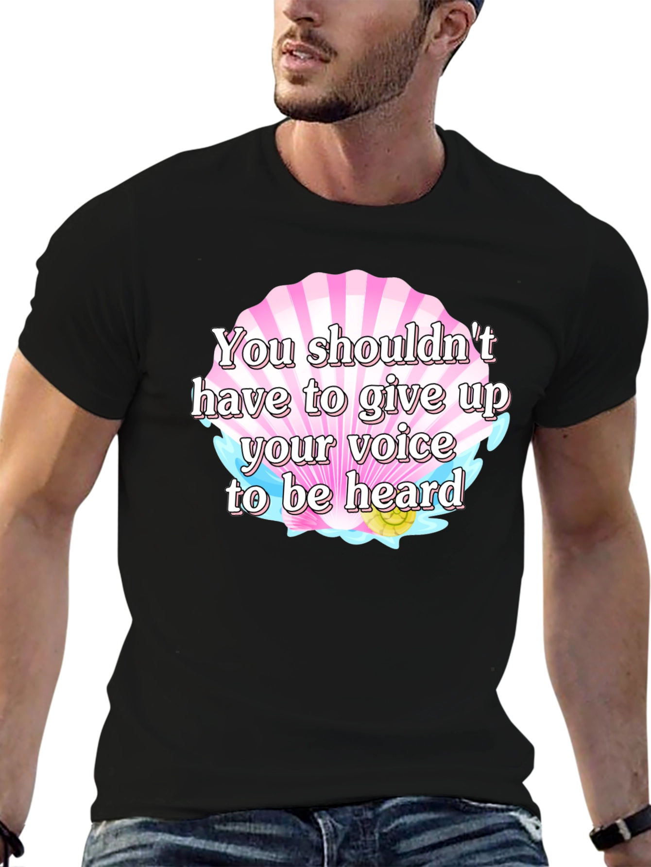 Voice Matters Black T-Shirt
