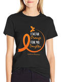 Orange Ribbon Leukemia Awareness T-Shirt