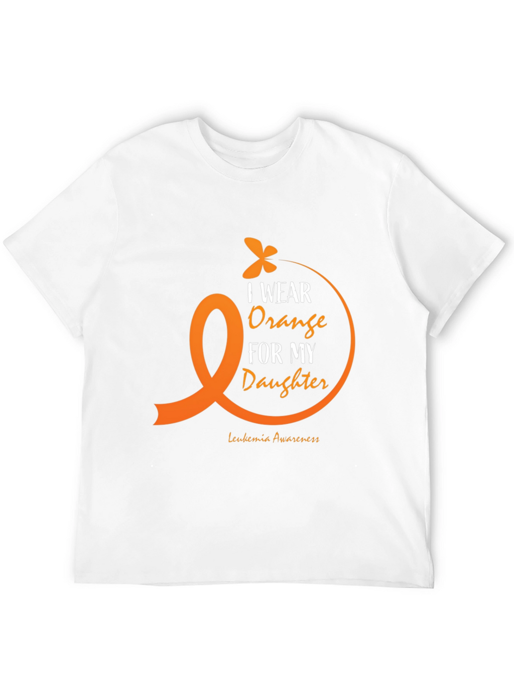 Orange Ribbon Leukemia Awareness T-Shirt