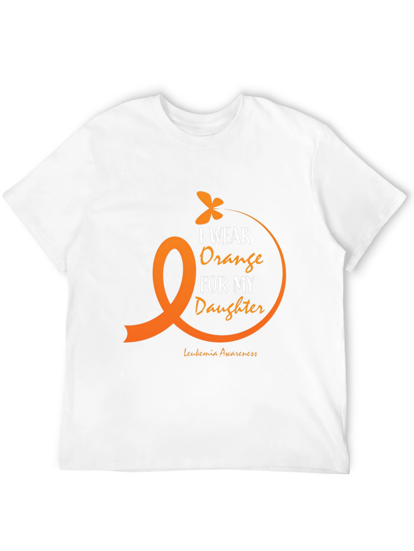 Orange Ribbon Leukemia Awareness T-Shirt