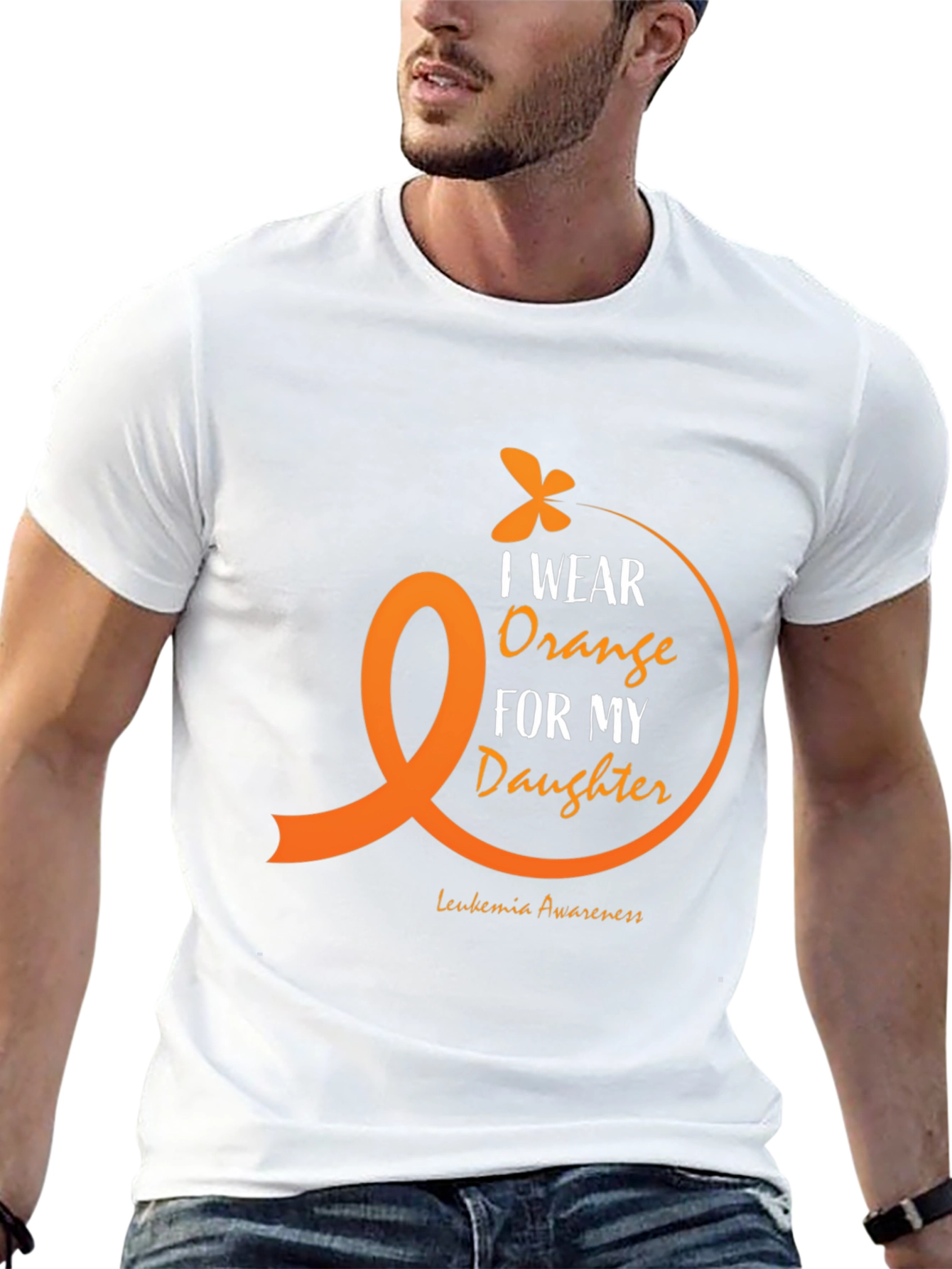 Orange Ribbon Leukemia Awareness T-Shirt