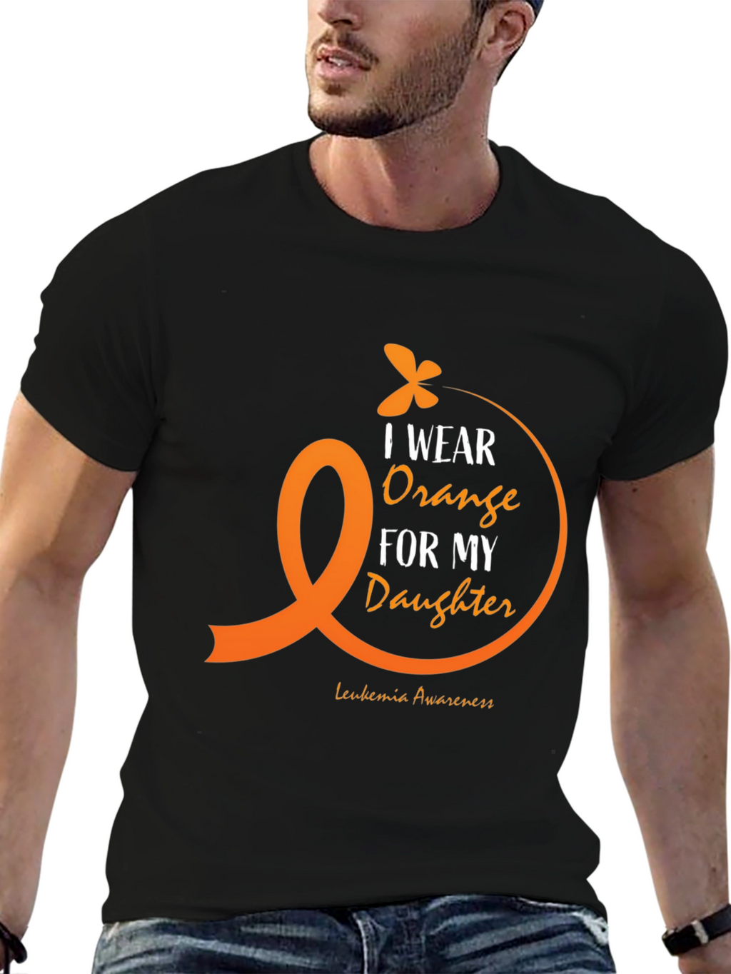 Orange Ribbon Leukemia Awareness T-Shirt