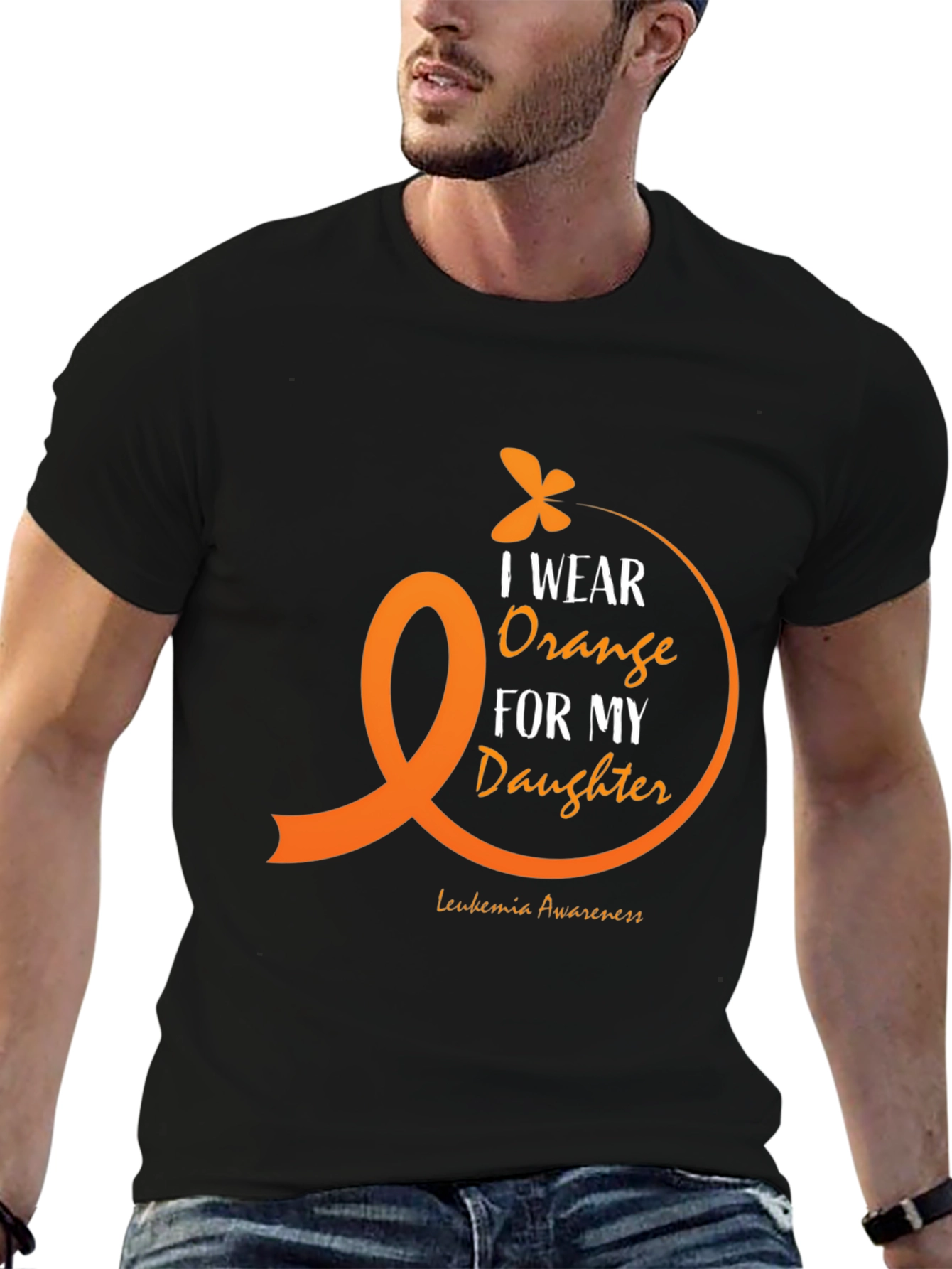 Orange Ribbon Leukemia Awareness T-Shirt
