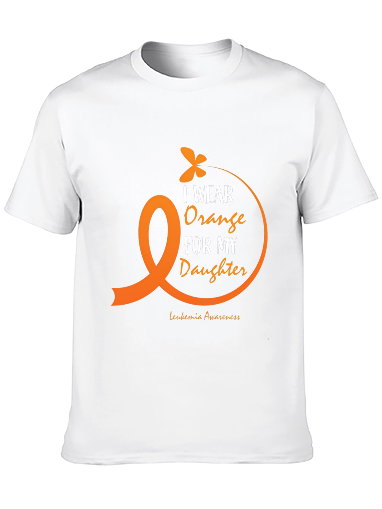 Orange Ribbon Leukemia Awareness T-Shirt