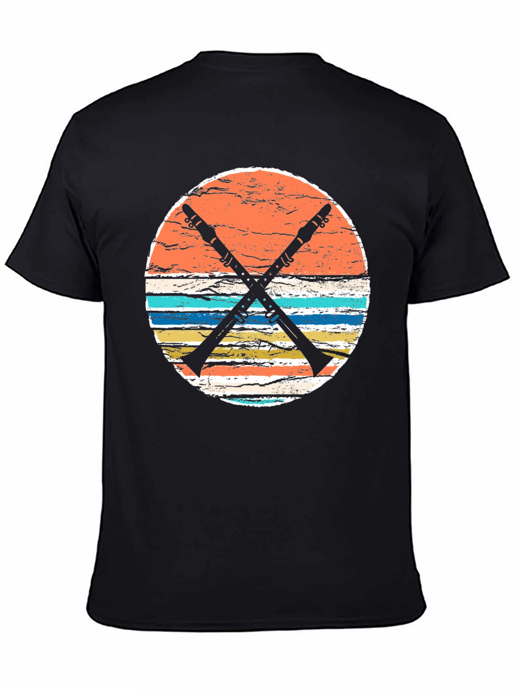 Retro Clarinet T-Shirt - Musical Instrument Design