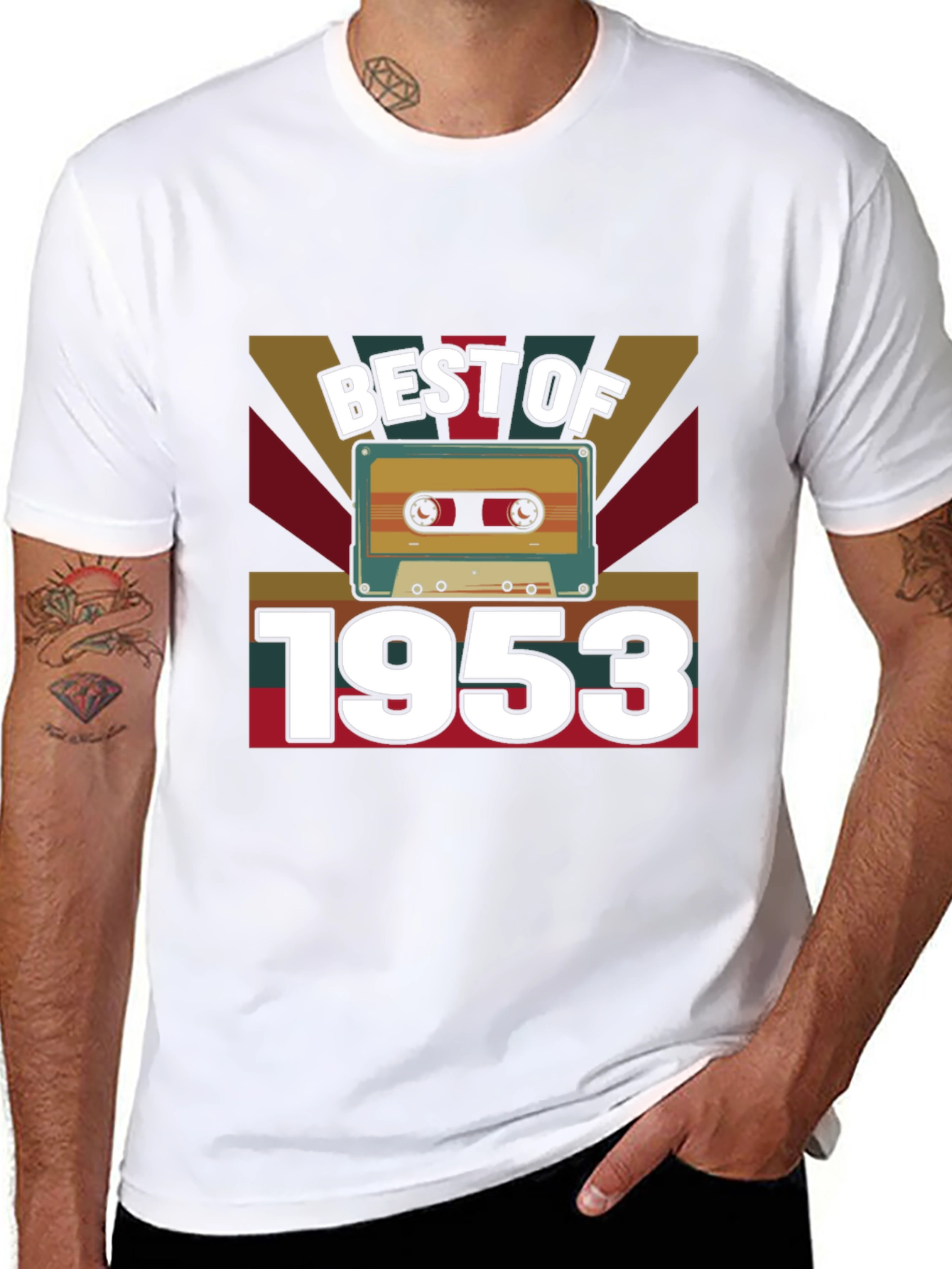 Best of 1953 Cassette Tape Graphic T-Shirt