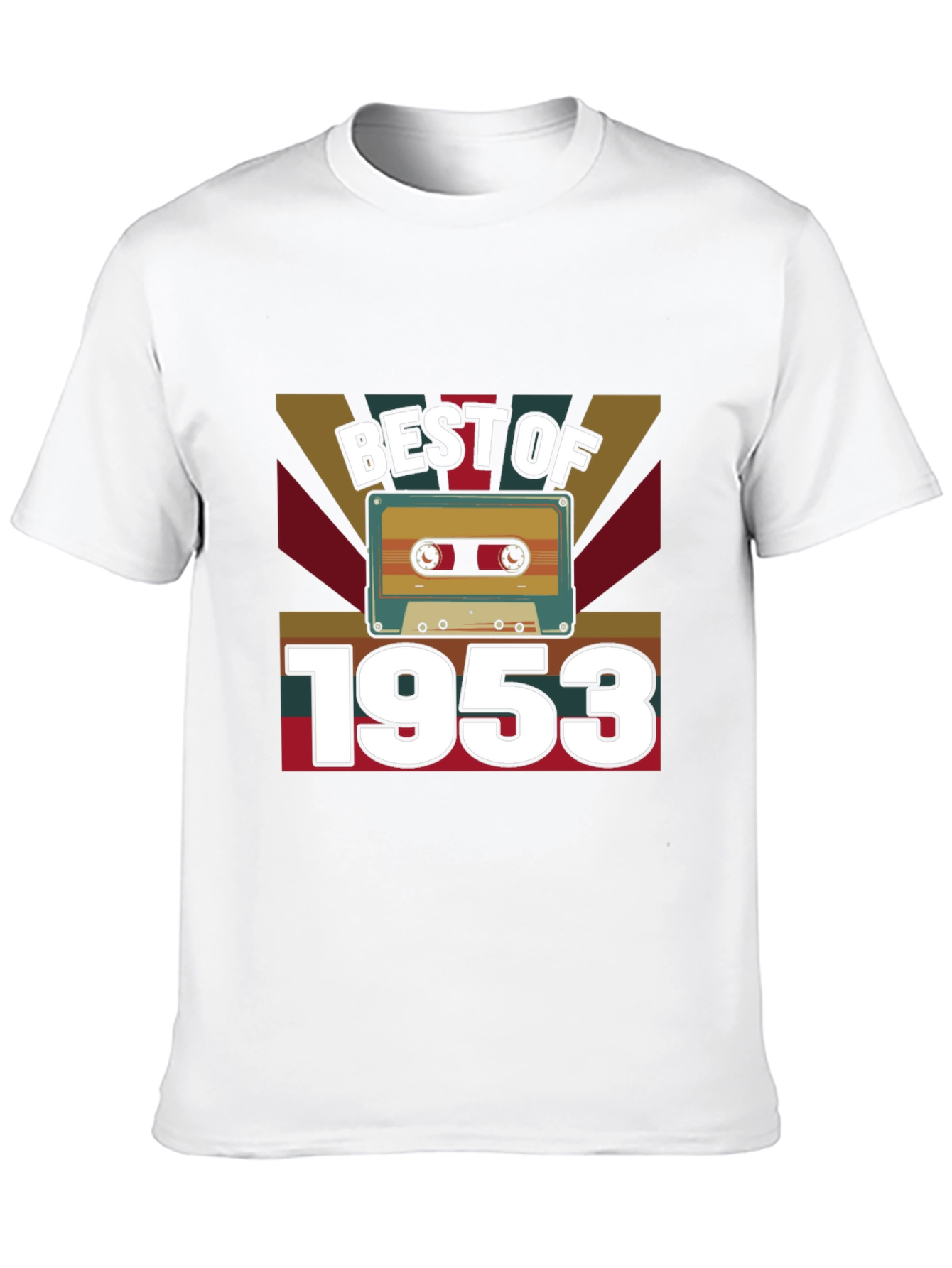 Best of 1953 Cassette Tape Graphic T-Shirt