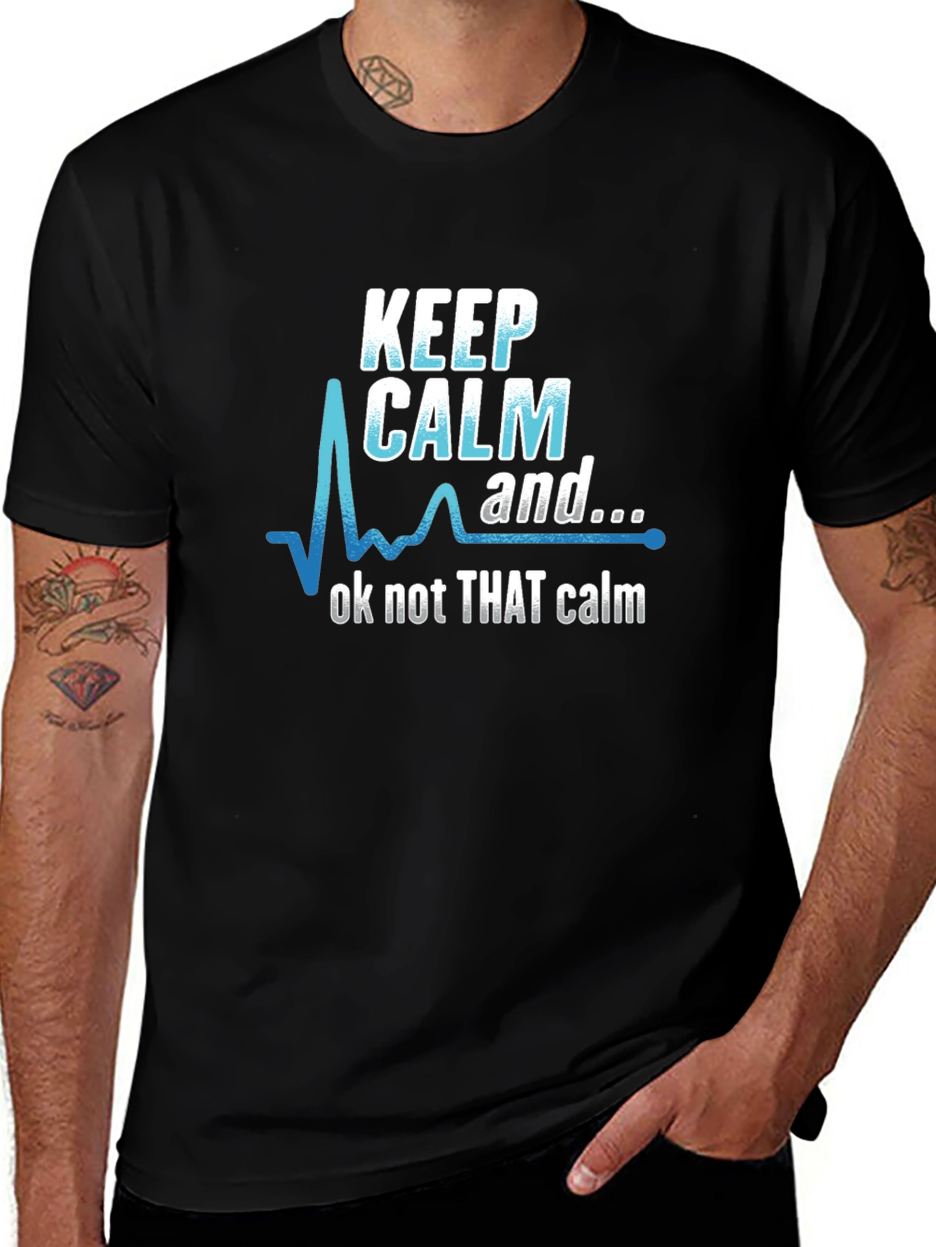 Keep Calm Graphic Tee - Not That Calm T-Shirt