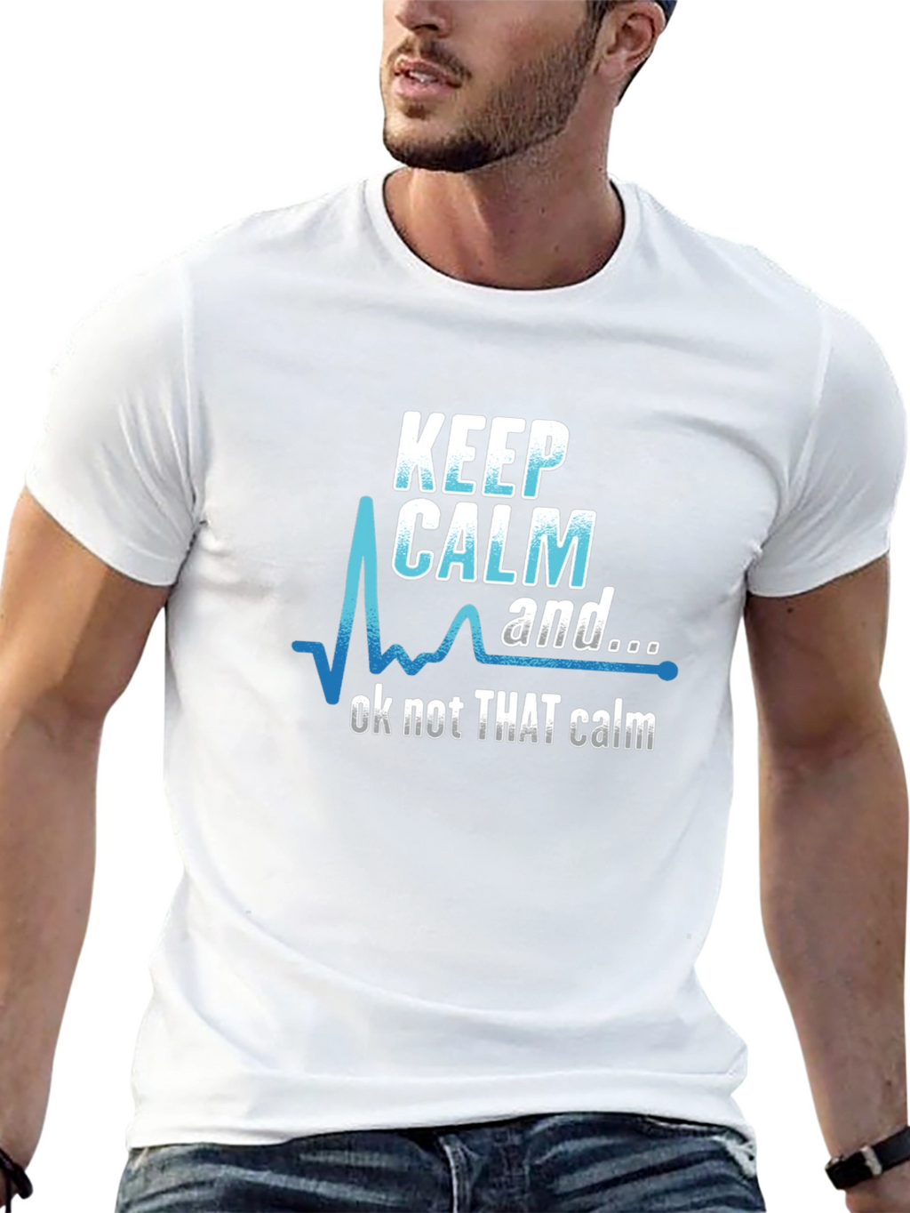 Keep Calm Graphic Tee - Not That Calm T-Shirt