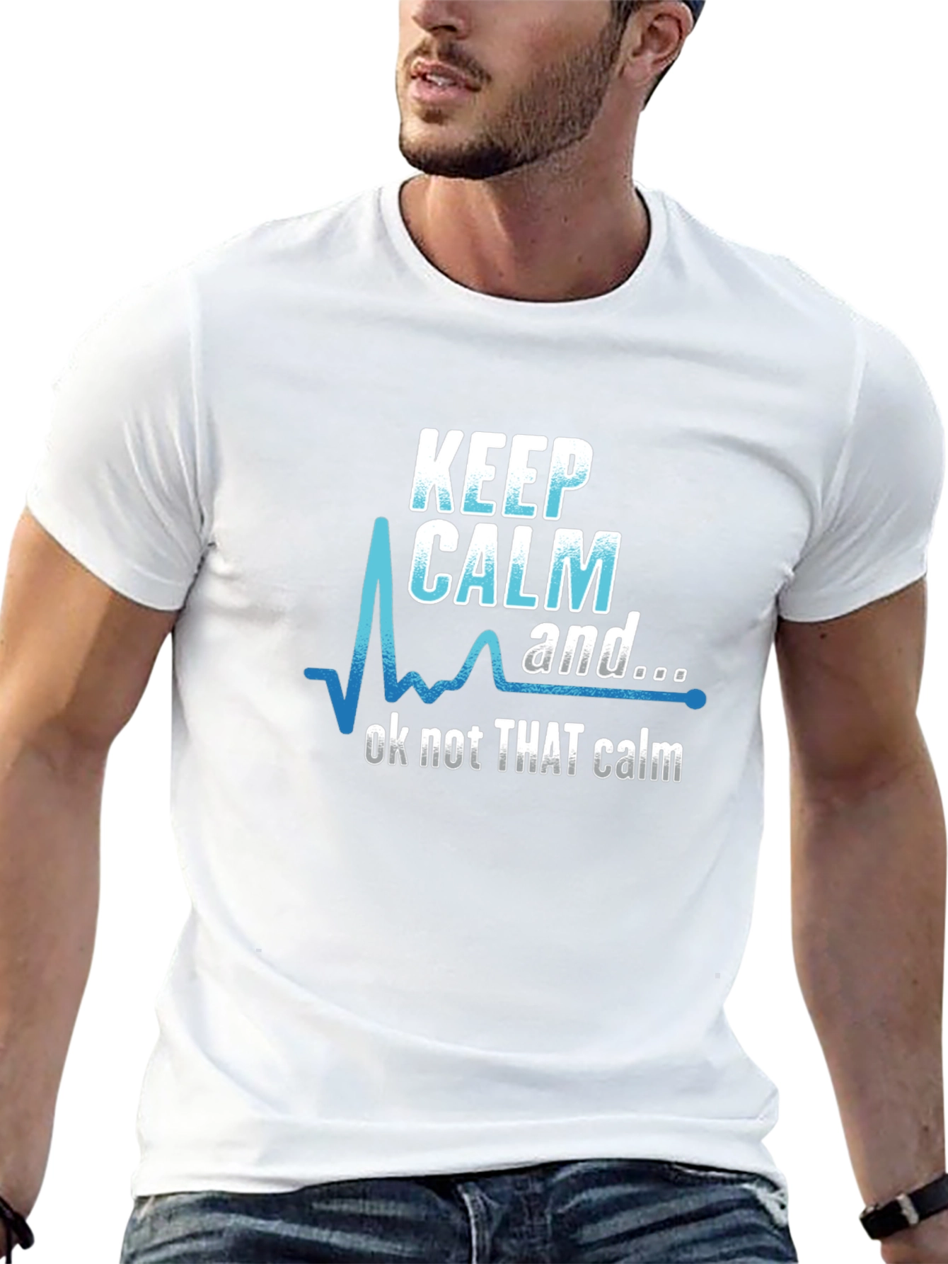 Keep Calm Graphic Tee - Not That Calm T-Shirt