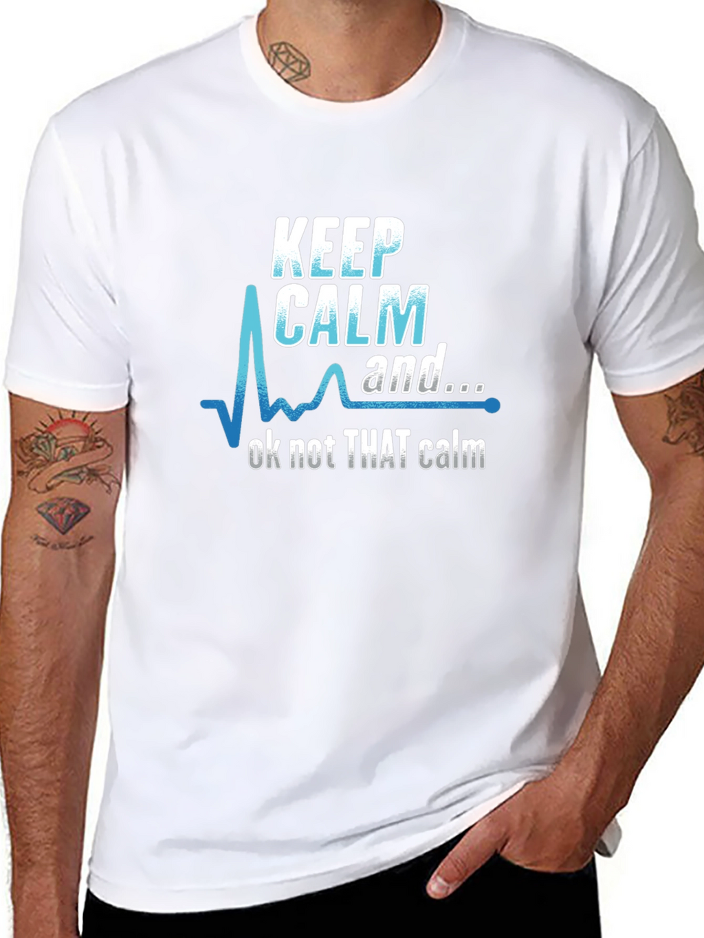 Keep Calm Graphic Tee - Not That Calm T-Shirt