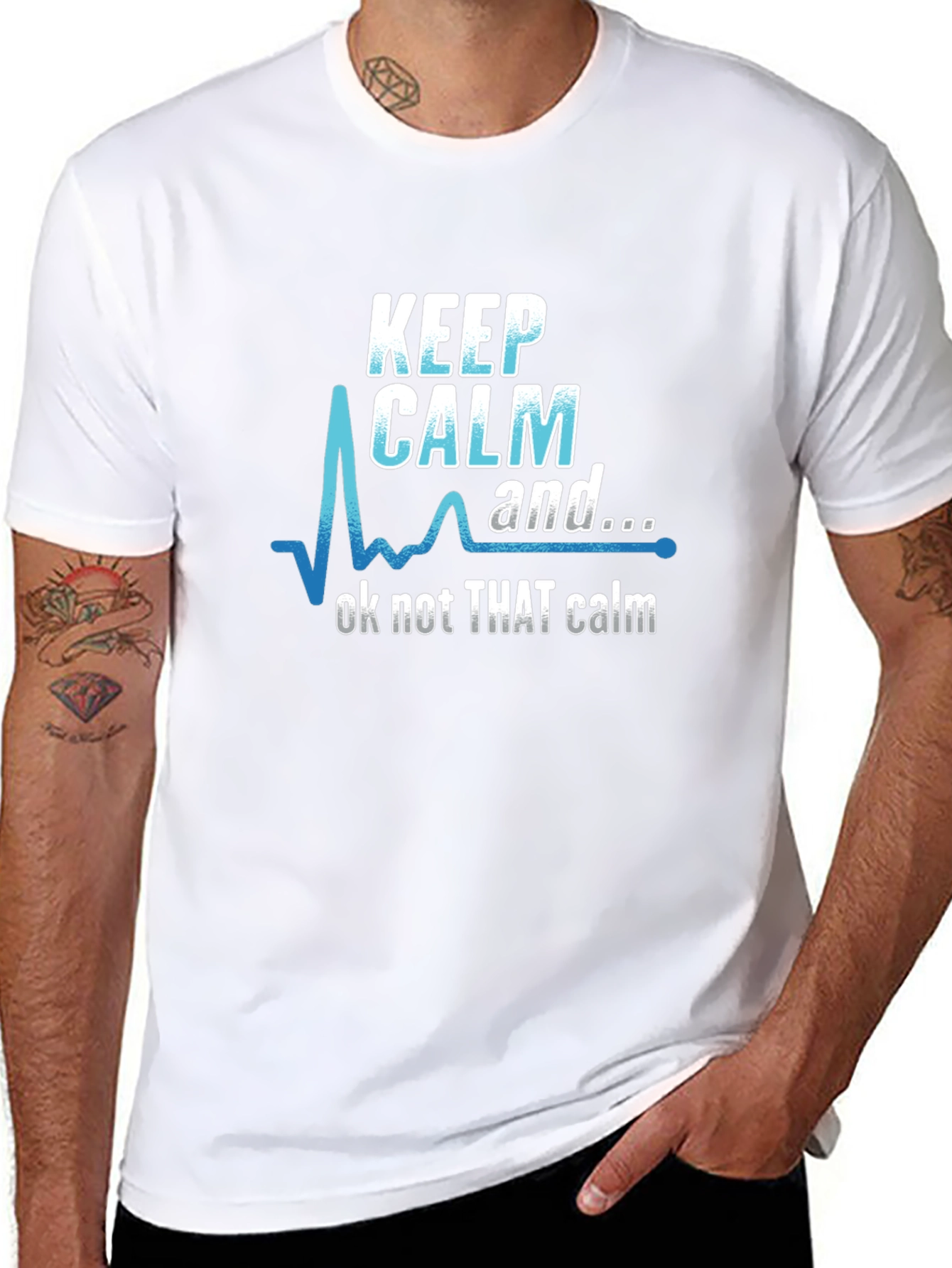 Keep Calm Graphic Tee - Not That Calm T-Shirt