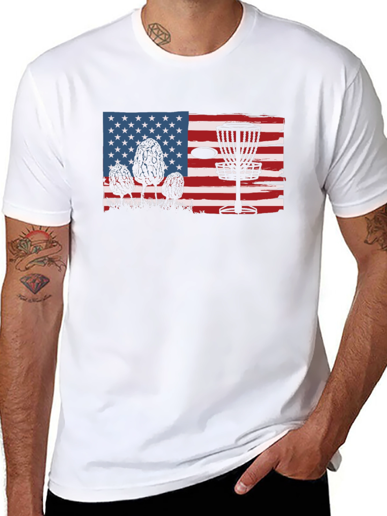 Patriotic Disc Golf T-Shirt
