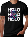 Cool Cat DJ T-Shirt - Hello Graphic Tee