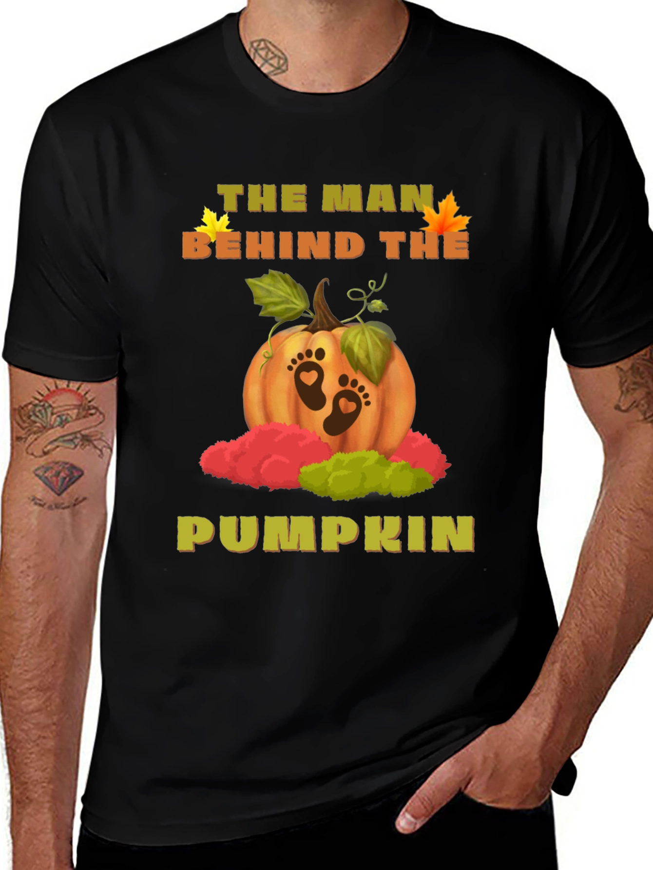 The Man Behind The Pumpkin T-Shirt Pregnancy Reveal