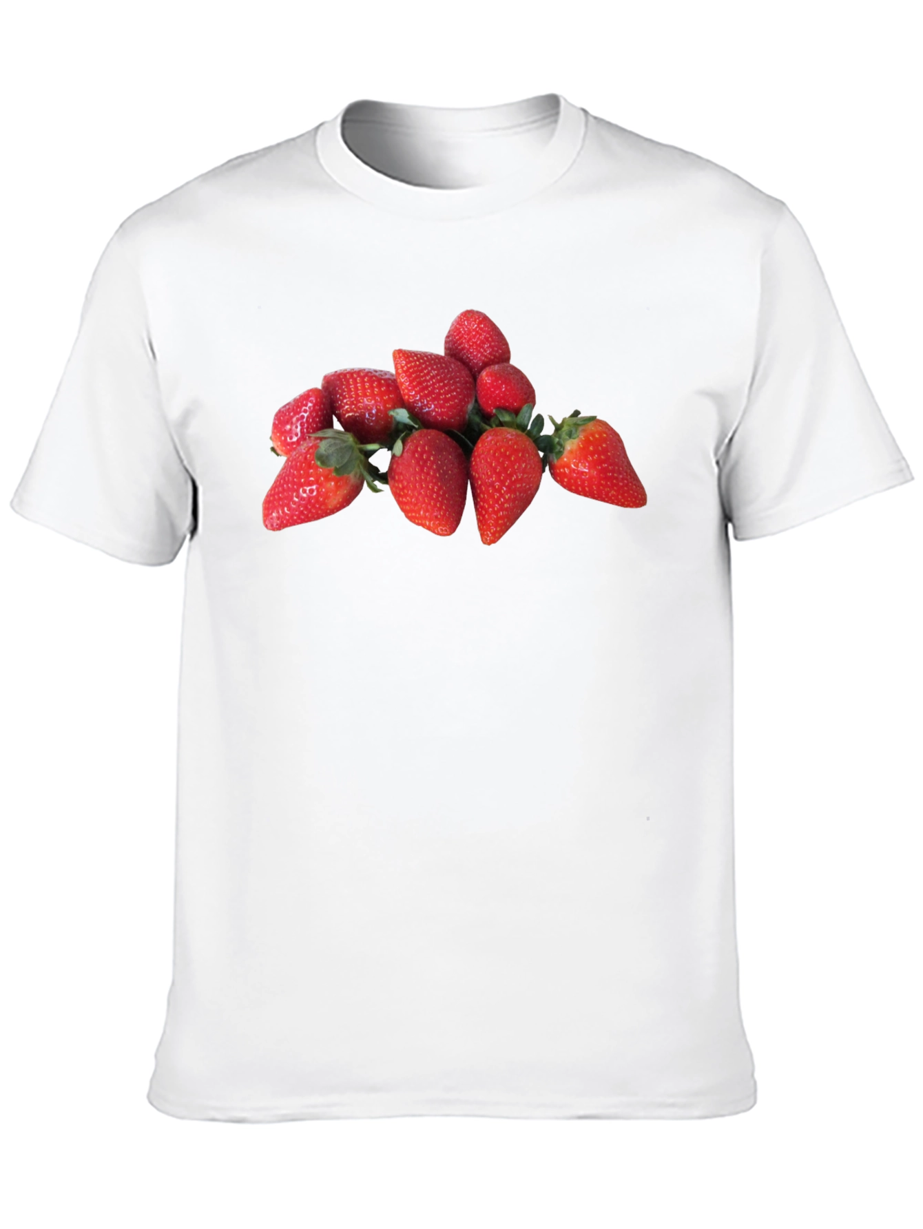 Strawberry Fruit Print T-Shirt