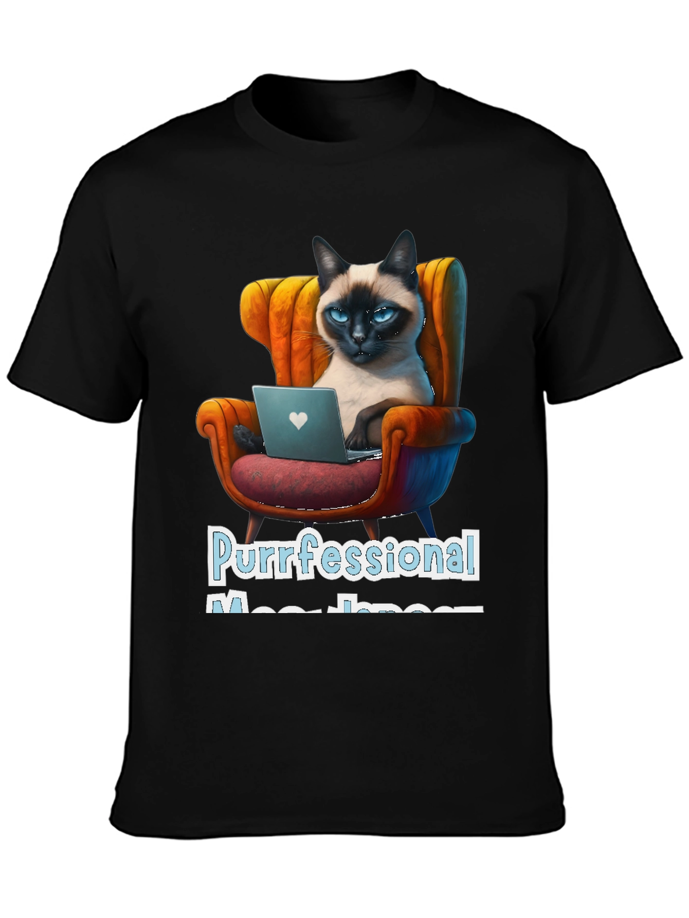 Purrfessional Meow-nager Cat T-Shirt