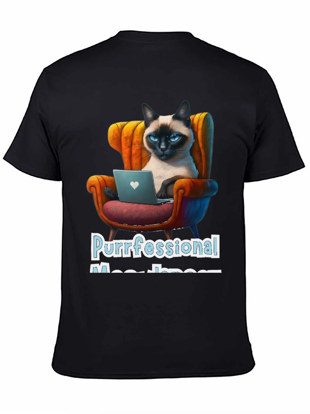 Purrfessional Meow-nager Cat T-Shirt
