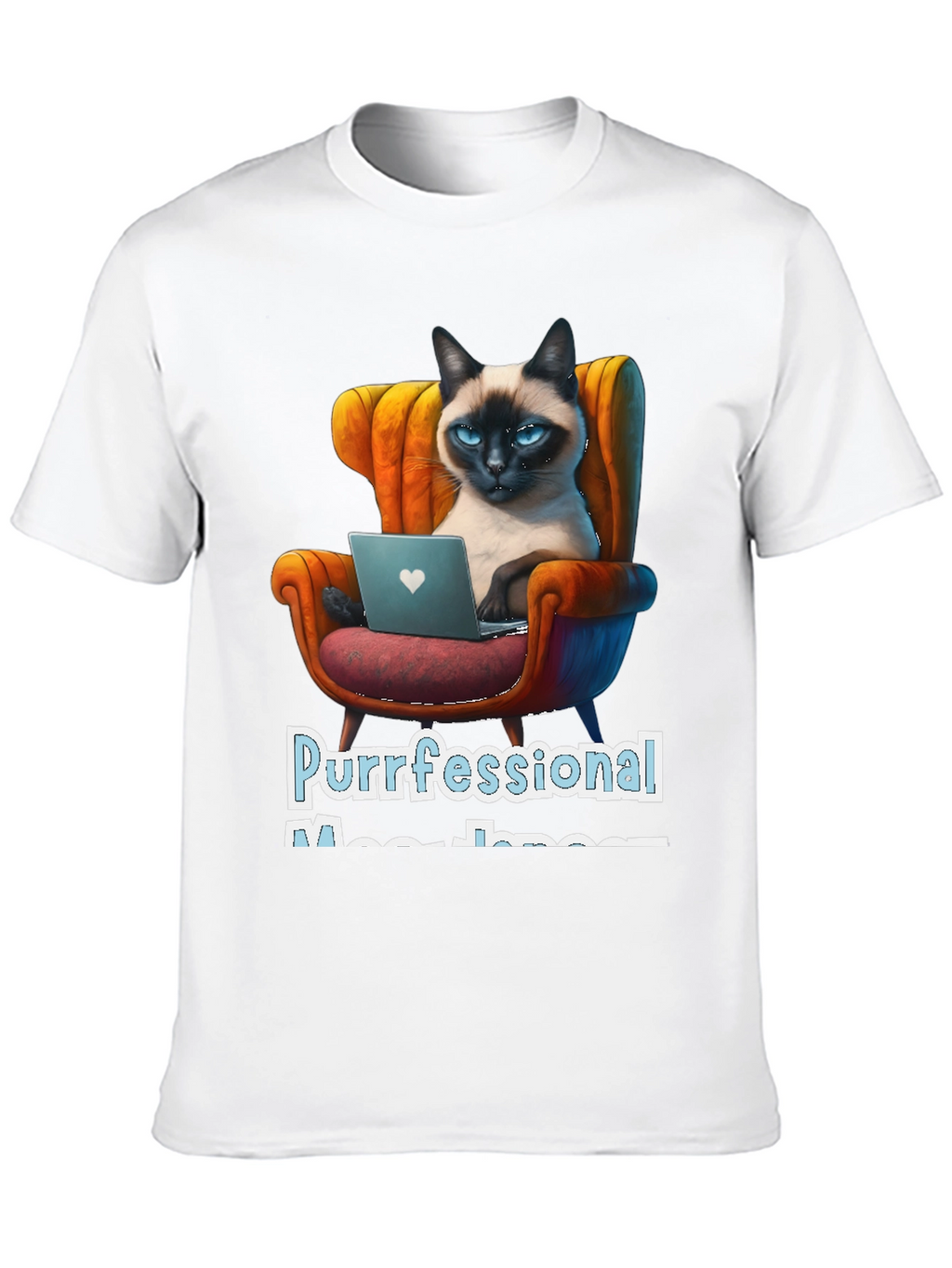 Purrfessional Meow-nager Cat T-Shirt