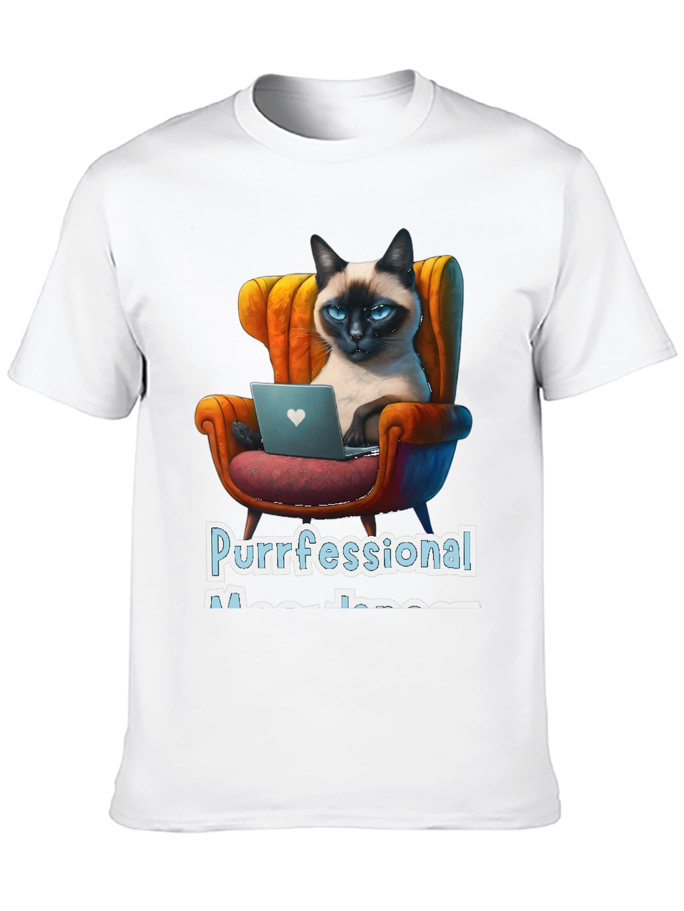 Purrfessional Meow-nager Cat T-Shirt