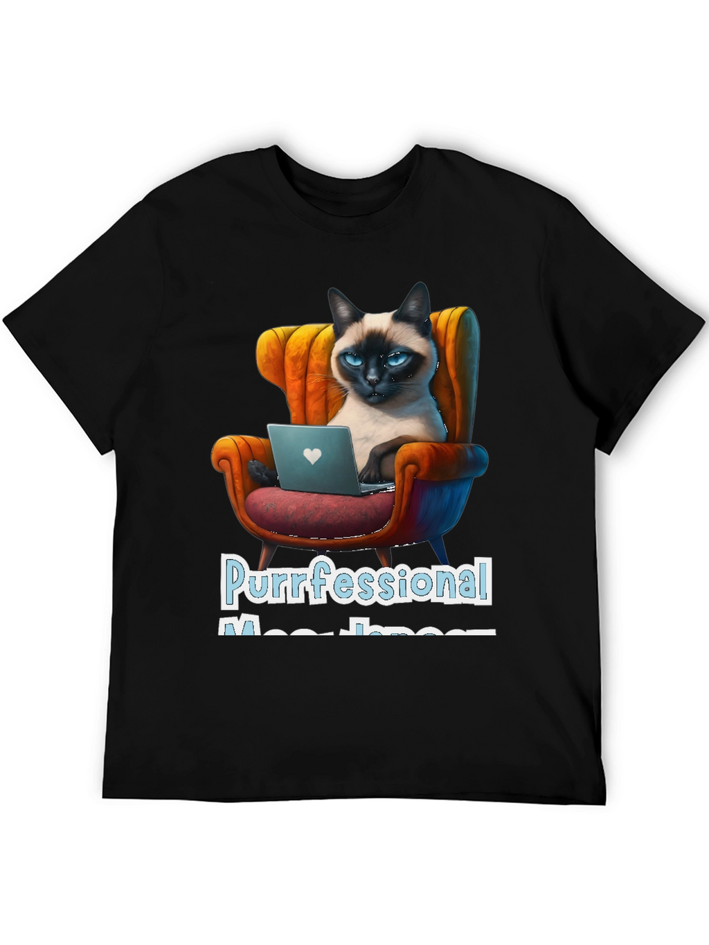 Purrfessional Meow-nager Cat T-Shirt