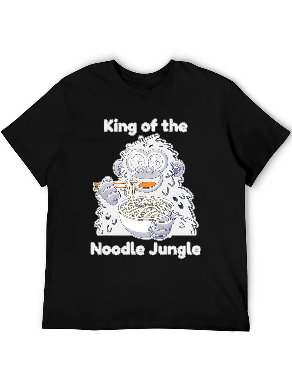 Noodle Jungle T-Shirt - Cute Yeti Ramen Lover Tee
