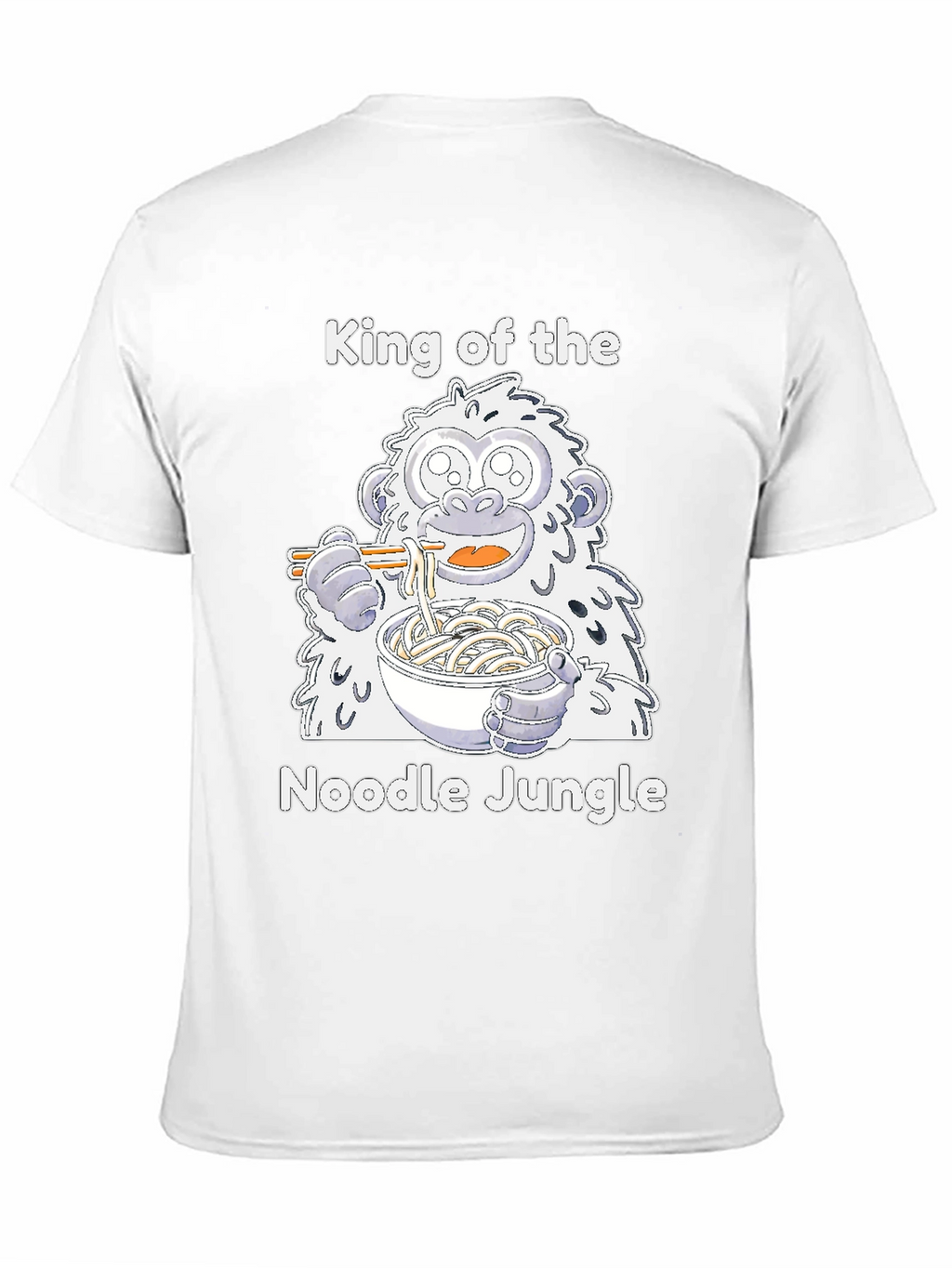 Noodle Jungle T-Shirt - Cute Yeti Ramen Lover Tee