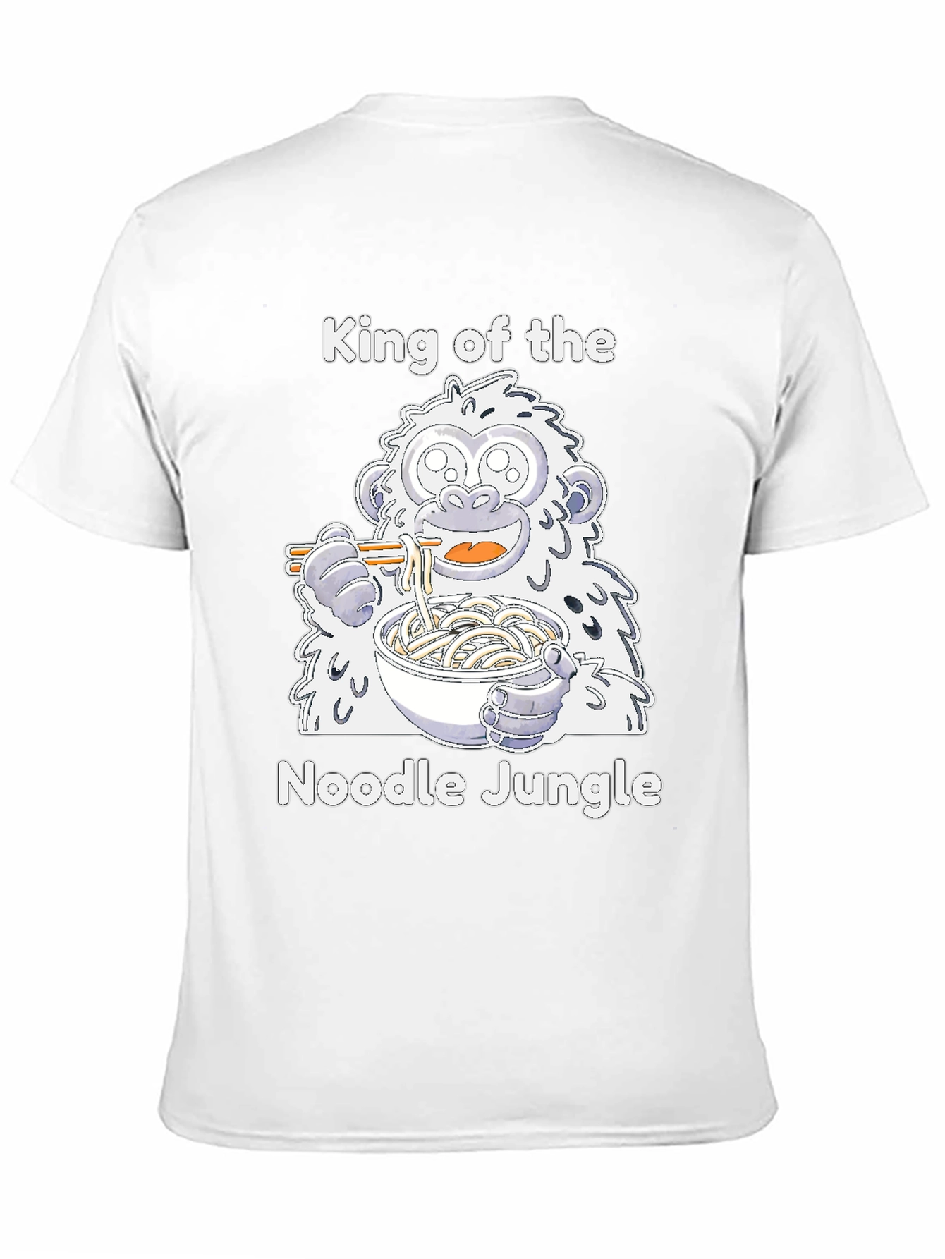 Noodle Jungle T-Shirt - Cute Yeti Ramen Lover Tee