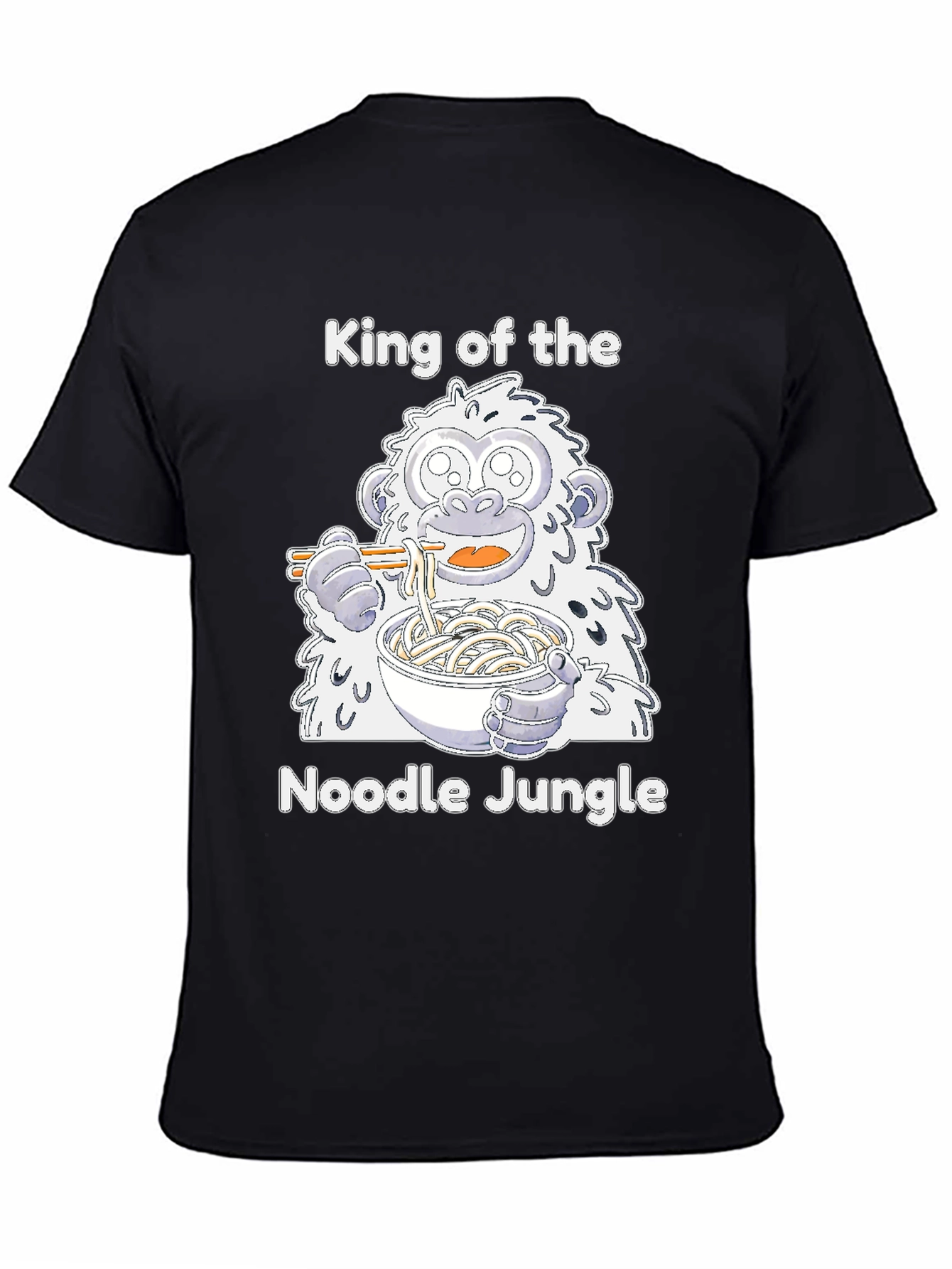Noodle Jungle T-Shirt - Cute Yeti Ramen Lover Tee