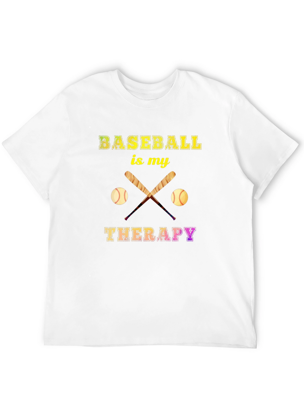 Baseball is My Therapy T-Shirt