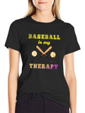 Baseball is My Therapy T-Shirt
