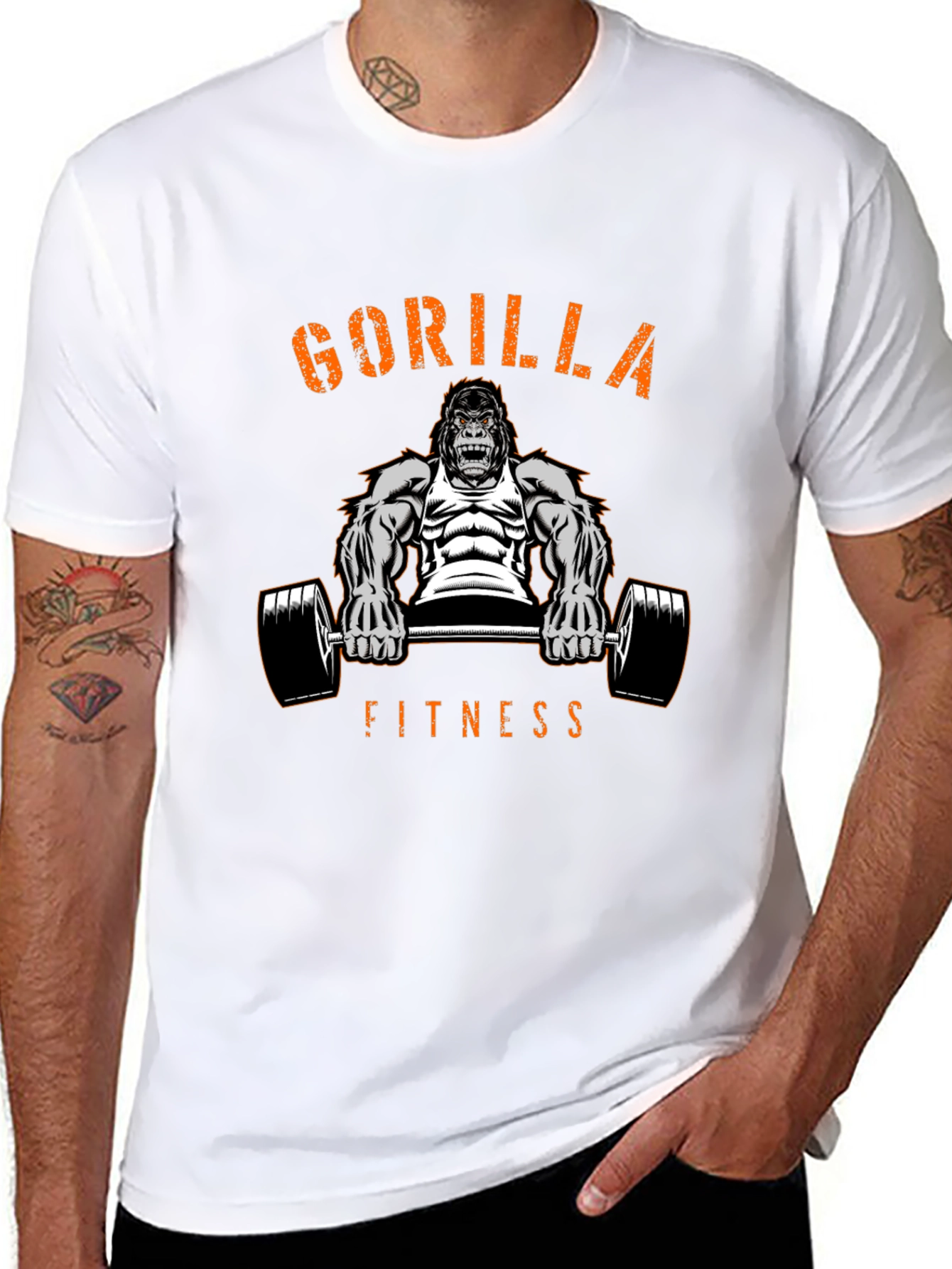 Gorilla Fitness Black T-Shirt