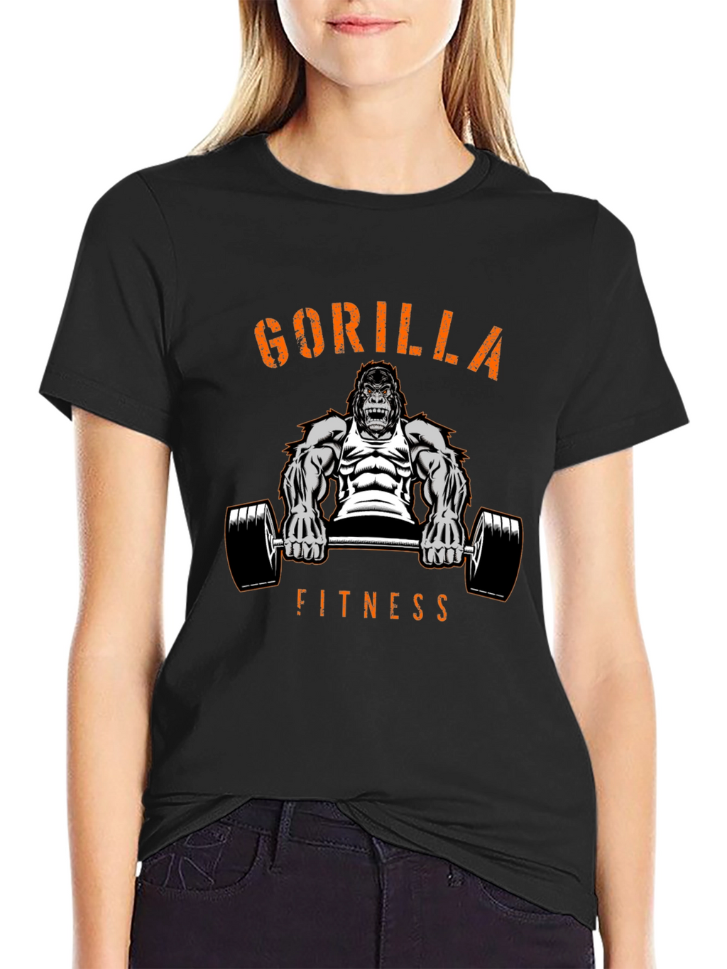 Gorilla Fitness Black T-Shirt