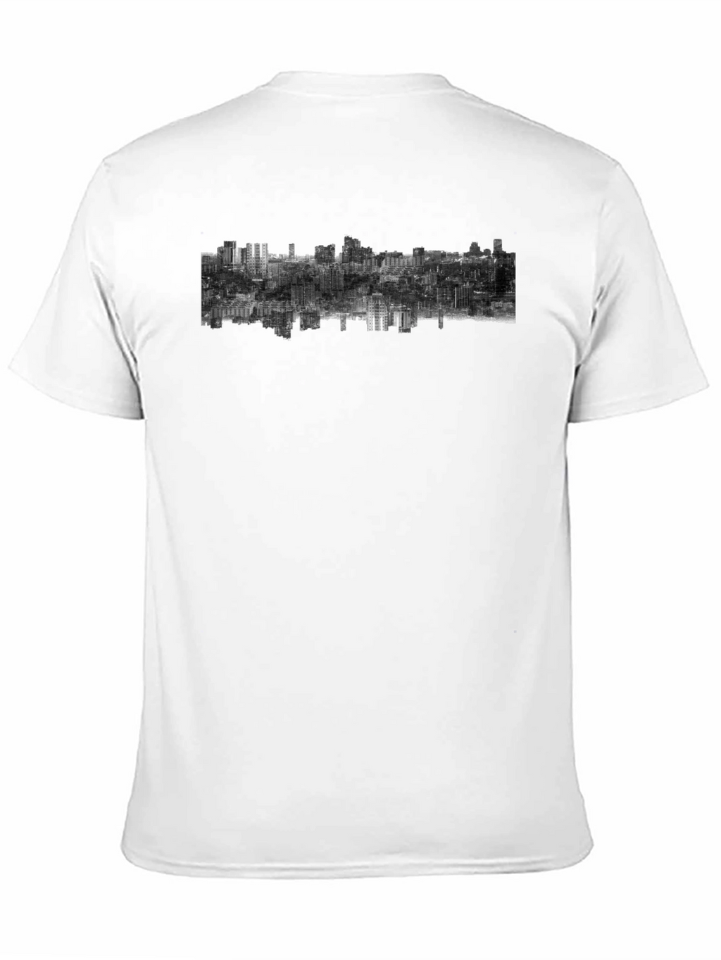 Urban Inversion Graphic Tee - Modern Cityscape Design