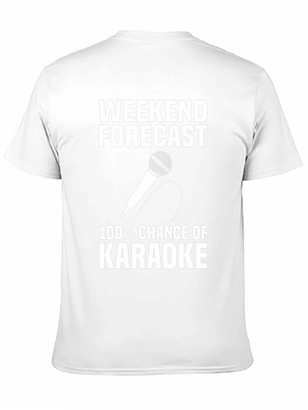 Karaoke Weekend Forecast Graphic Tee