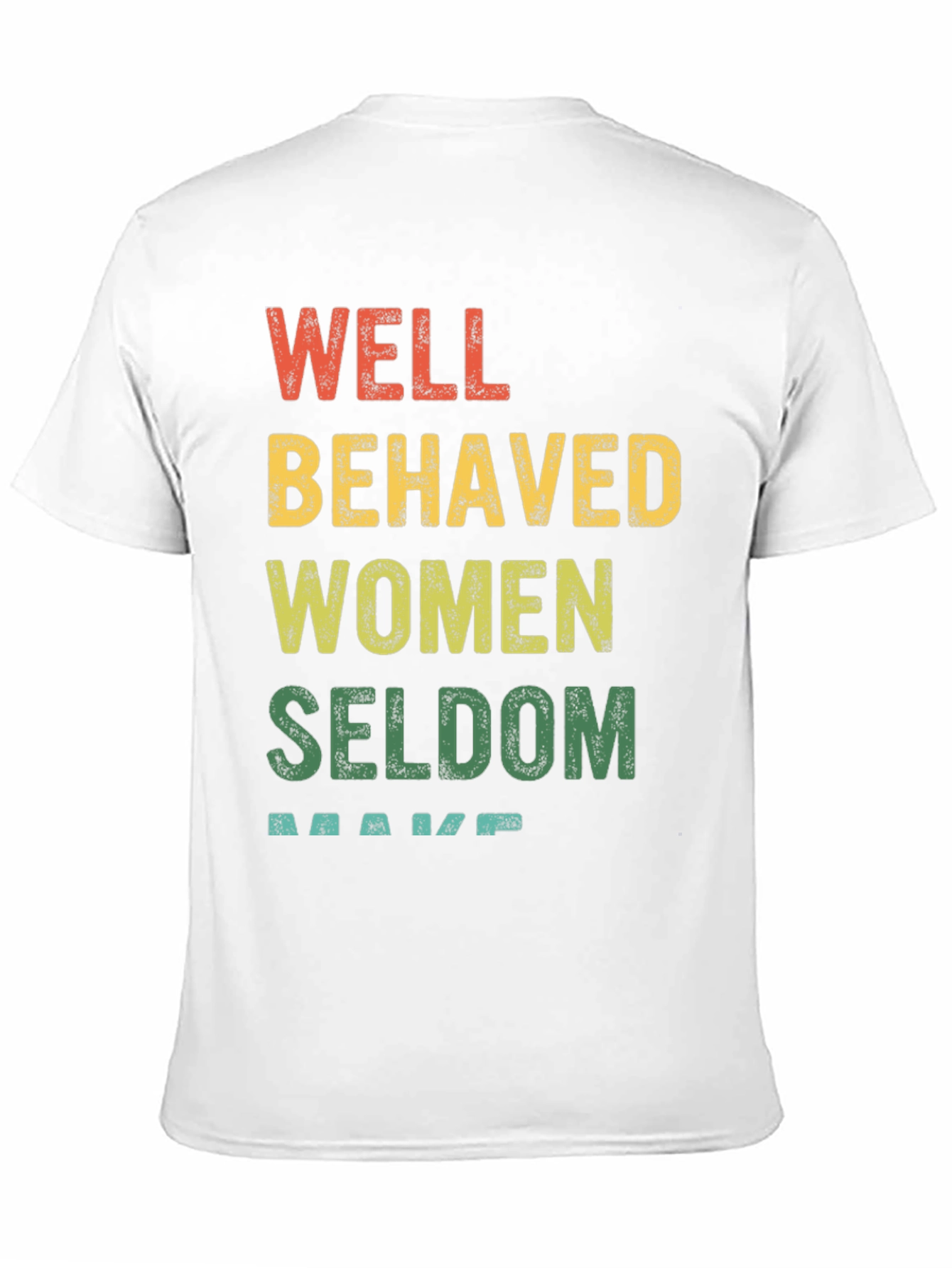 Well Behaved Women Graphic Tee - Black Cotton T-Shirt