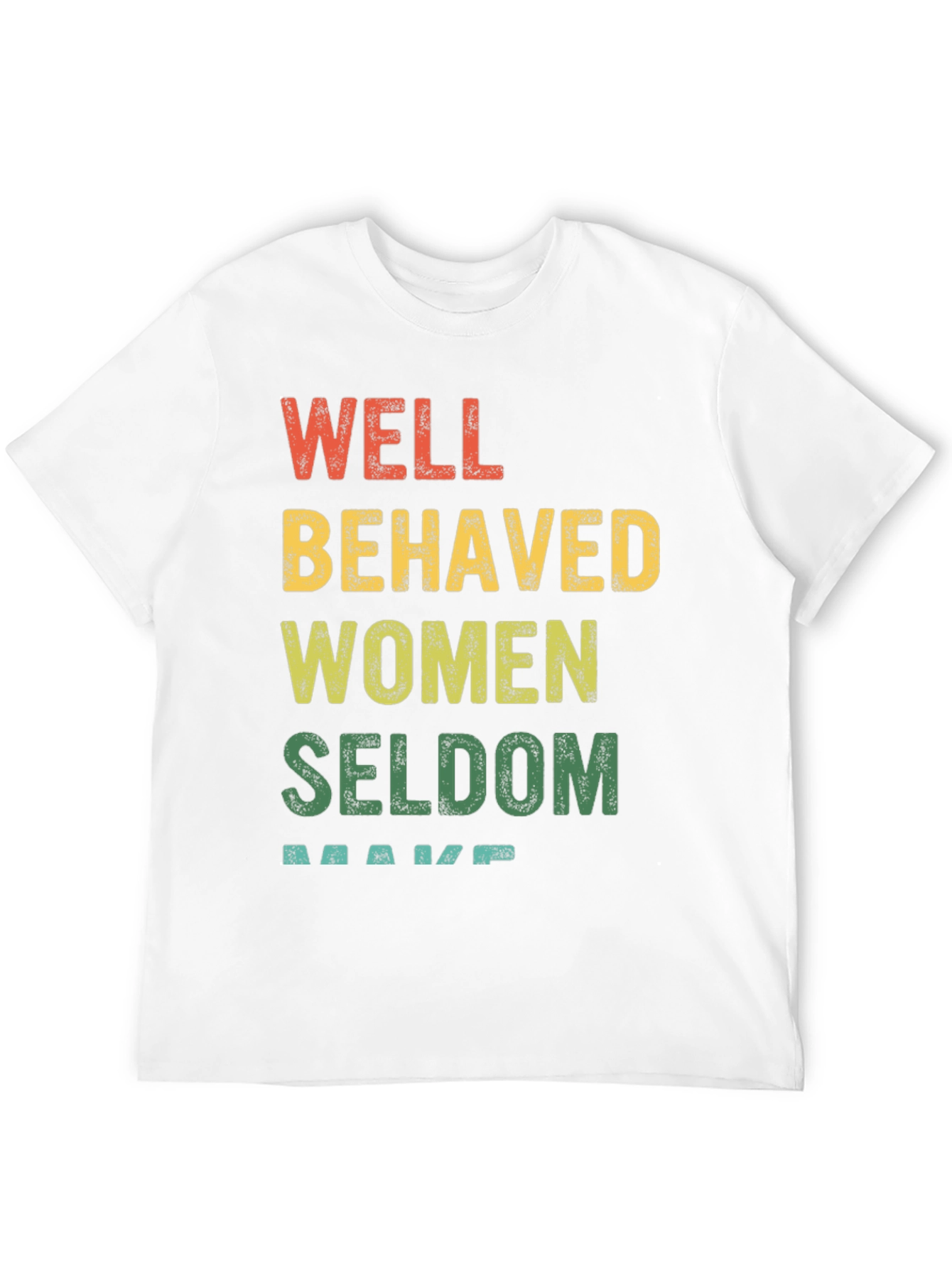 Well Behaved Women Graphic Tee - Black Cotton T-Shirt