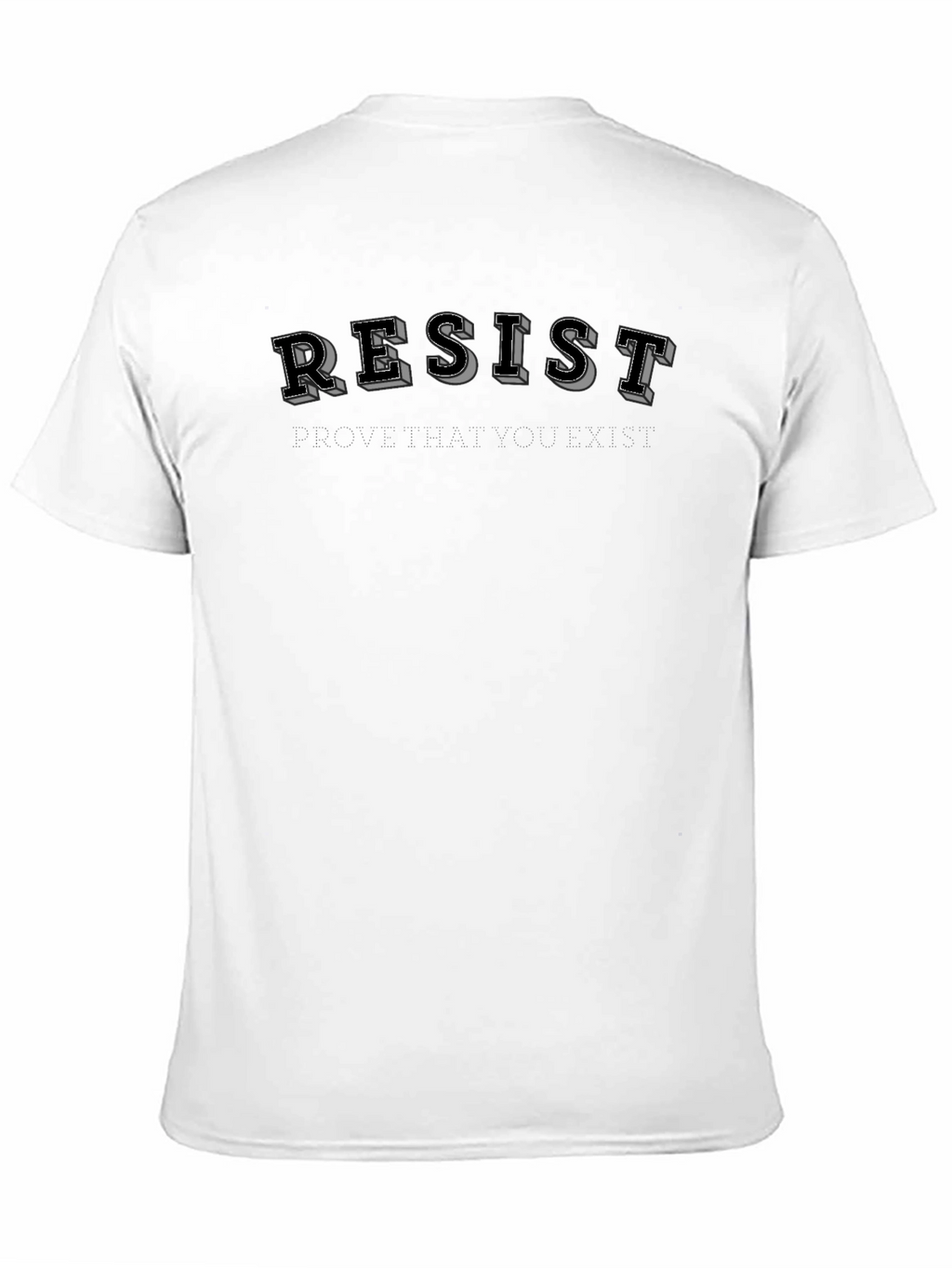 Resist Graphic Tee - Black Short Sleeve Shirt