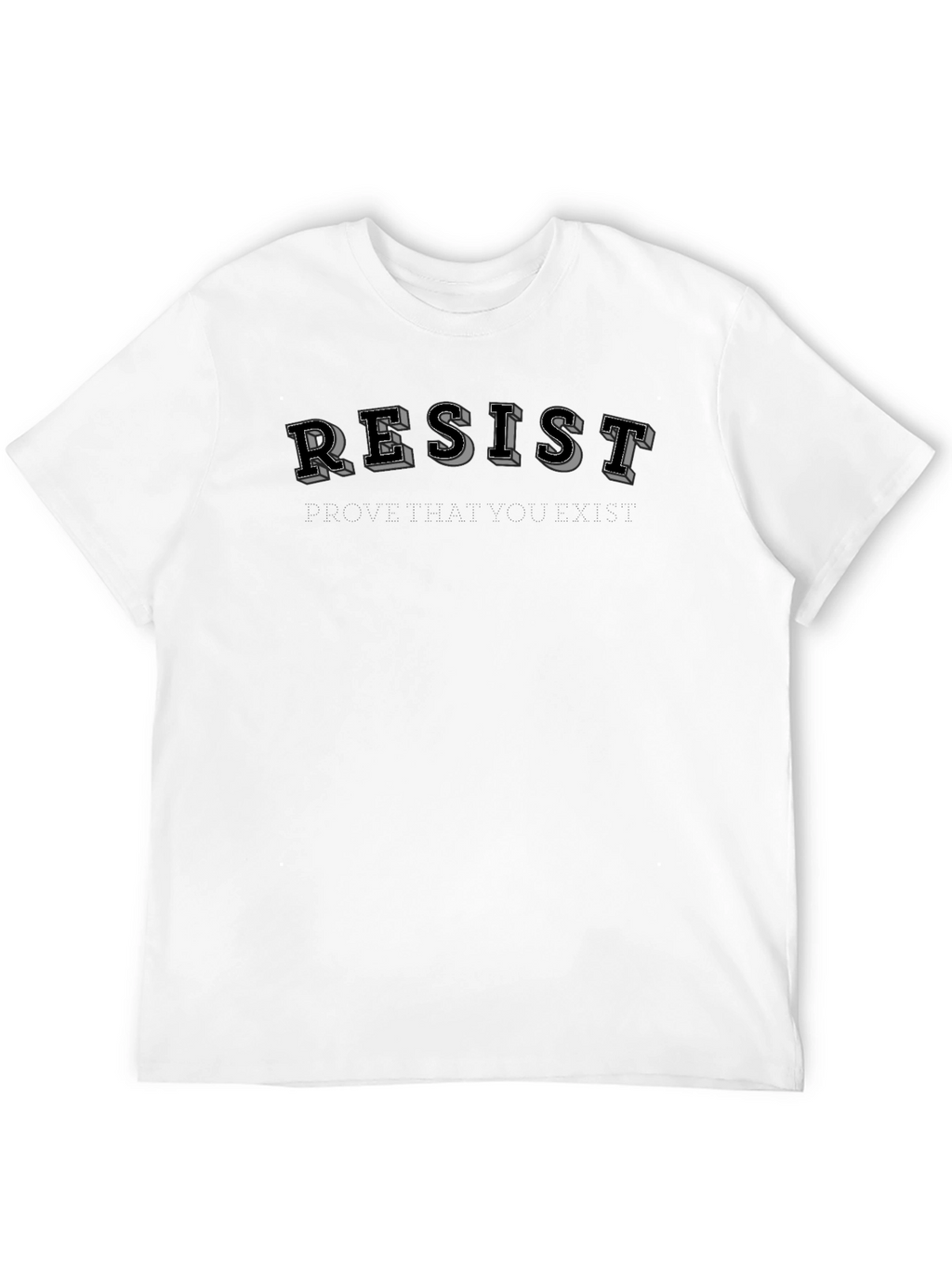 Resist Graphic Tee - Black Short Sleeve Shirt