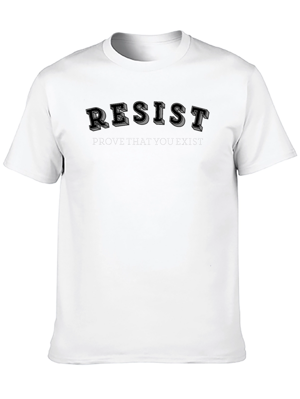 Resist Graphic Tee - Black Short Sleeve Shirt