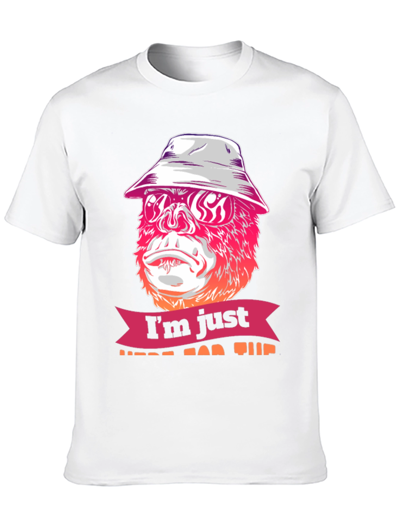 Cool Gorilla Tee: Im Just Here For This