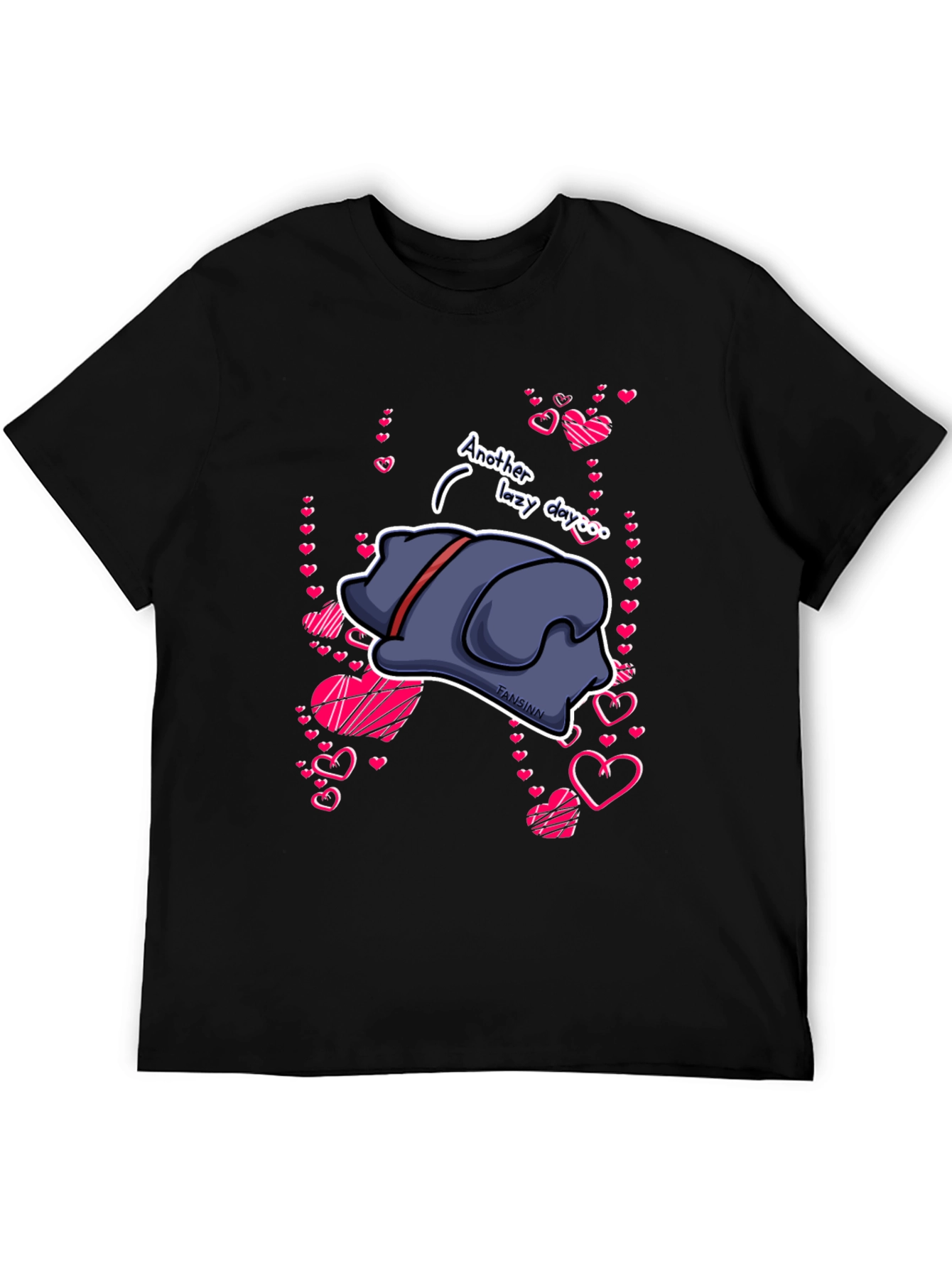 Lazy Day Dog Graphic T-Shirt
